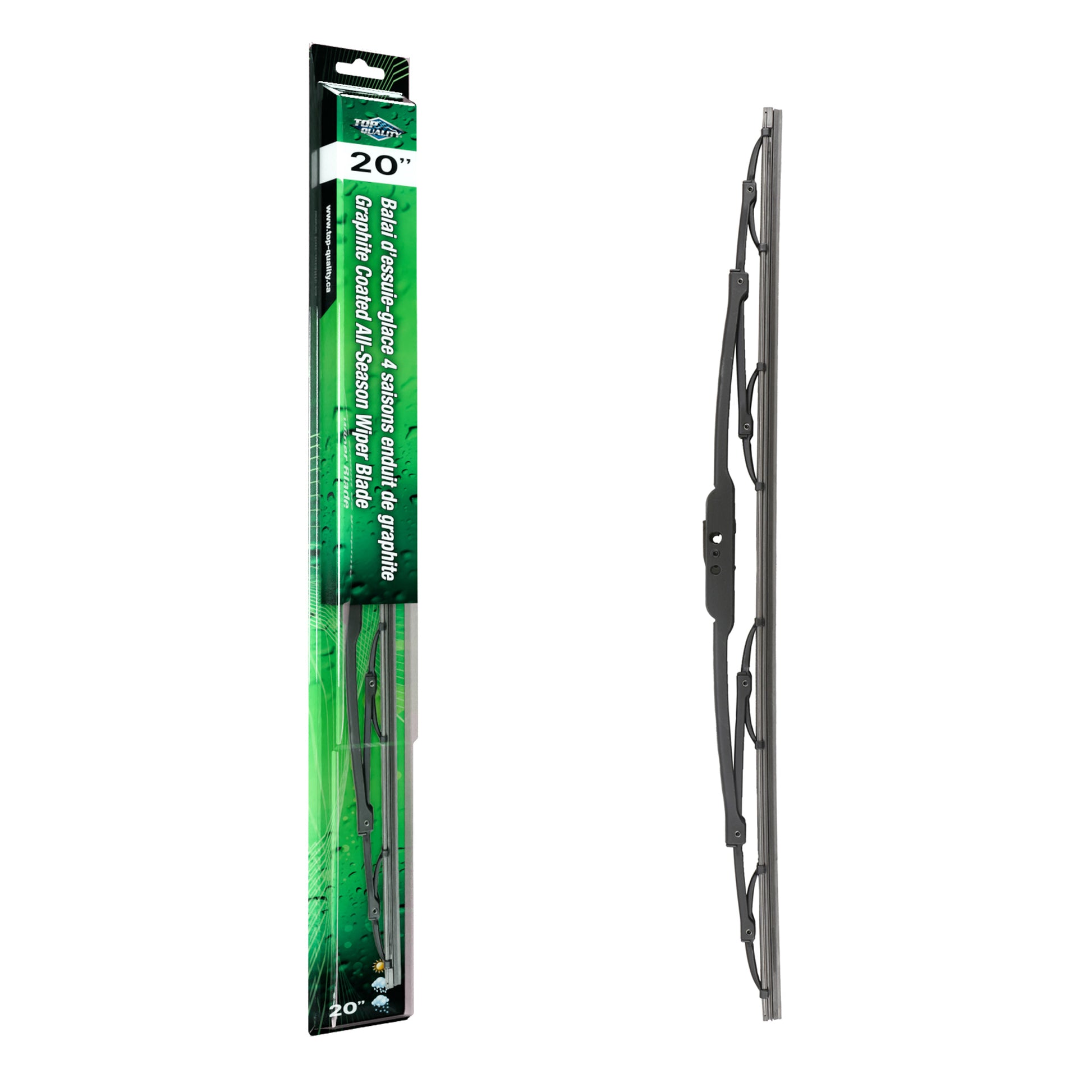 Top Quality 90-20201 Windshield Wiper Blade for 1980-2022 Jeep Grand Cherokee, Jeep Grand Cherokee L, Jeep Grand Cherokee WK - Front Right, Front, Rear