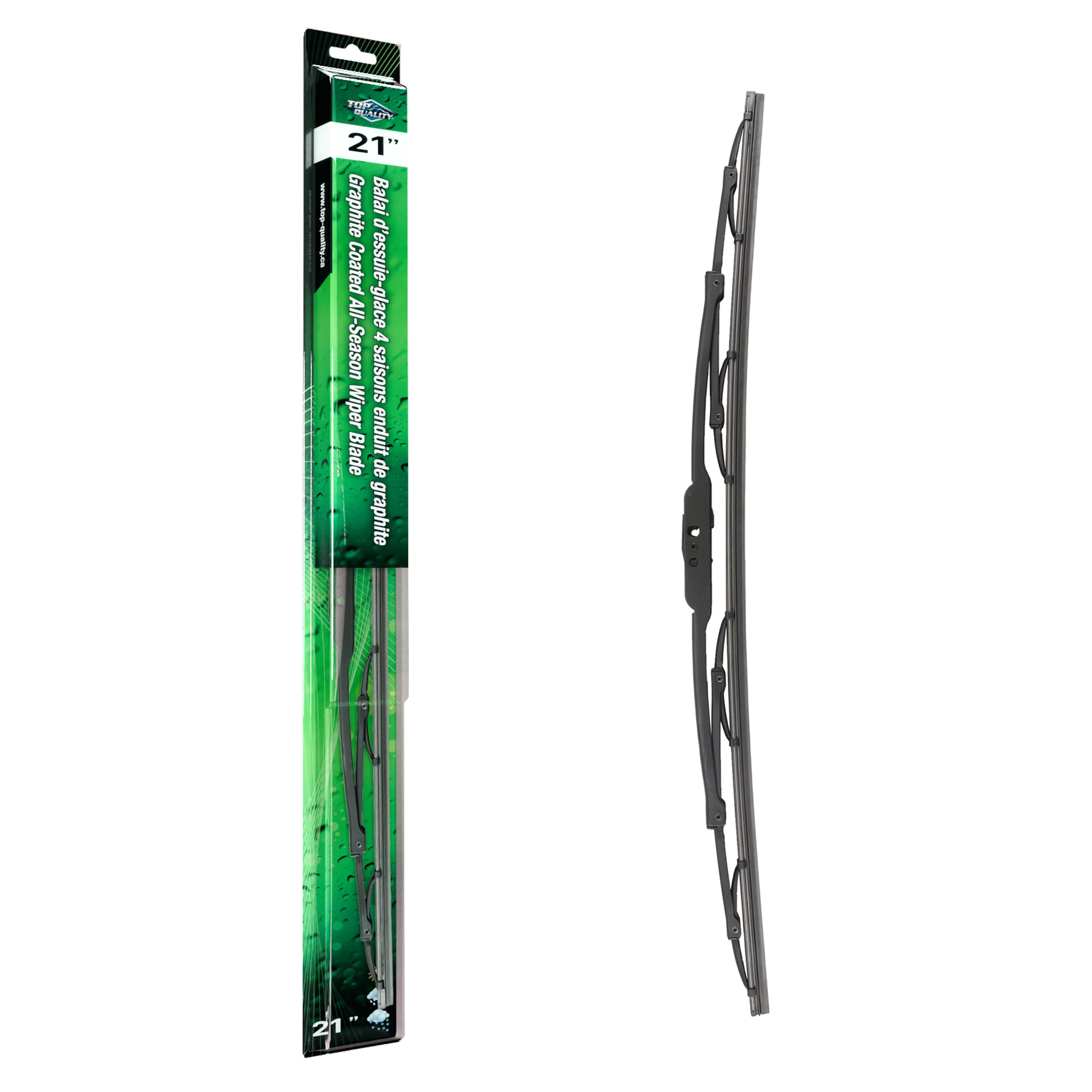 Top Quality 90-20211 Windshield Wiper Blade for 1984-2022 Jeep Grand Cherokee L, Chevrolet Corvette, Nissan 370Z - Front Right, Front, Front Left