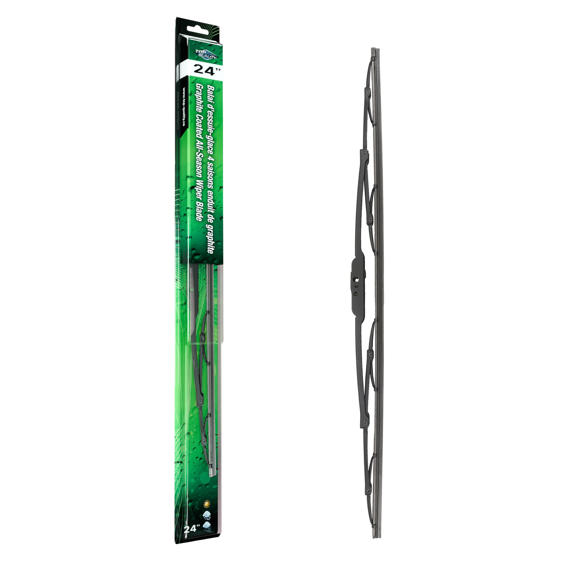 Top Quality 90-20241 Windshield Wiper Blade for 1989-2022 Lexus LX600, Hyundai Elantra, Kia Seltos - Front Left, Front Right, Front