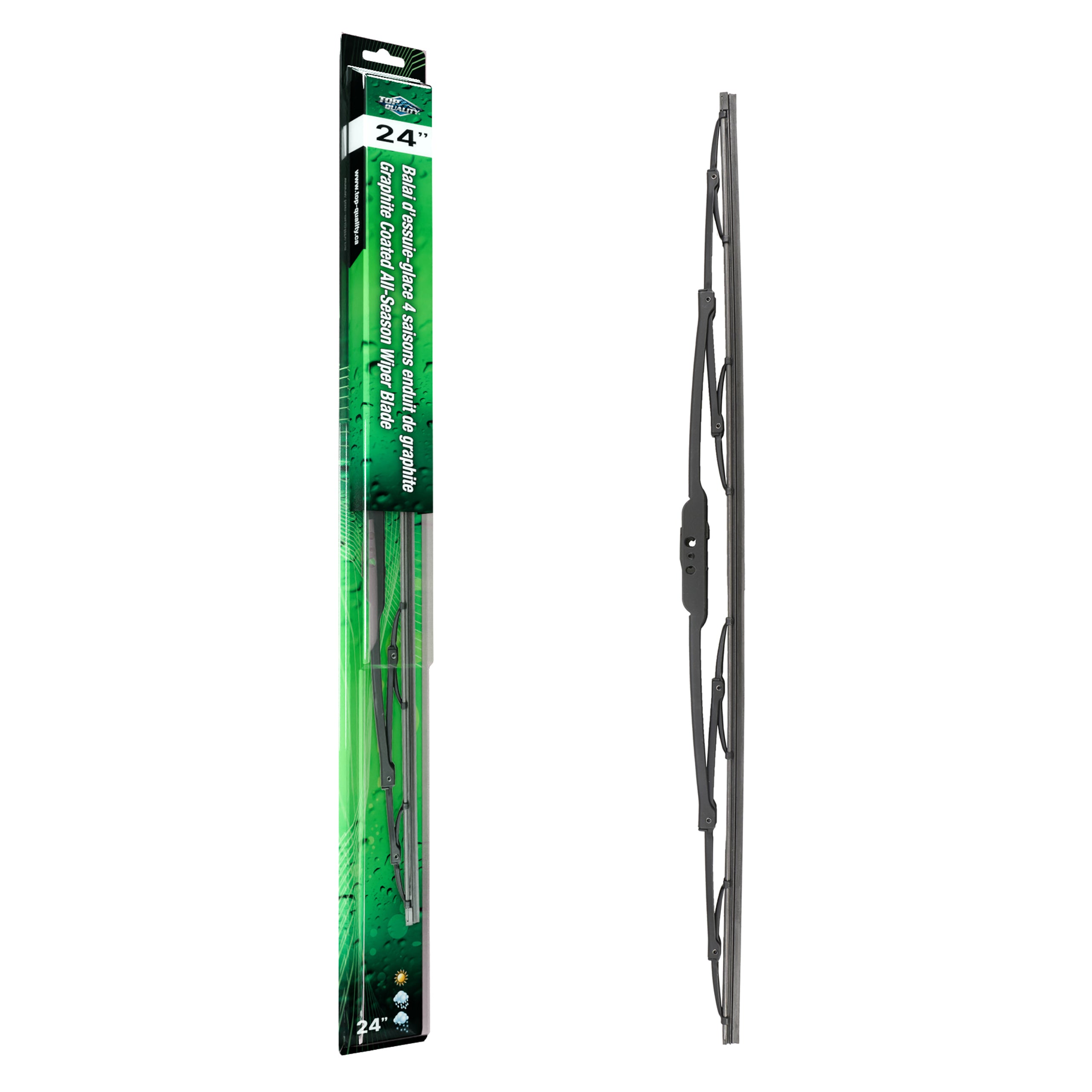 Top Quality 90-20241 Windshield Wiper Blade for 1989-2022 Lexus LX600, Hyundai Elantra, Kia Seltos - Front Left, Front Right, Front