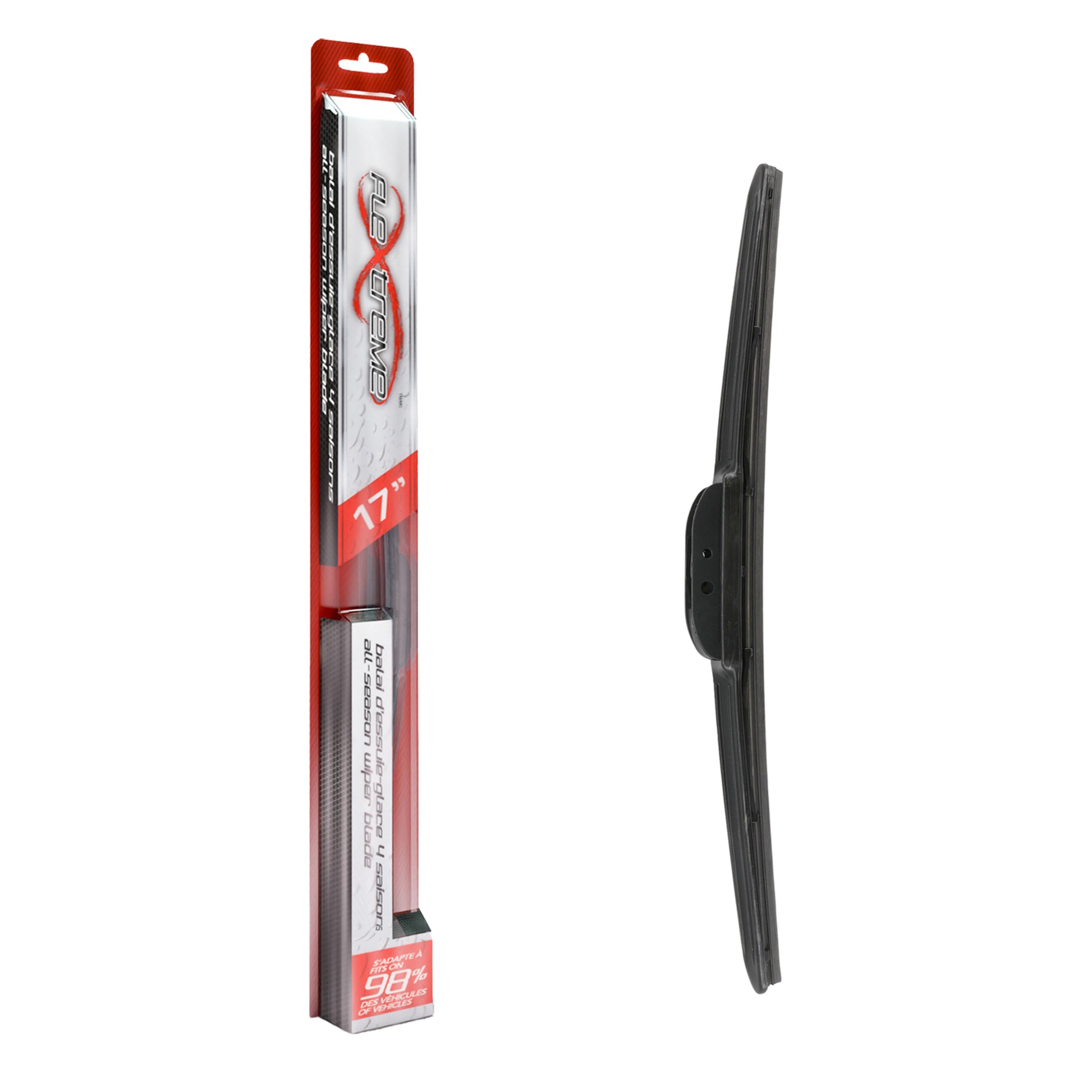 Flextreme 90-70171 Windshield Wiper Blade for 1980-2022 BMW Alpina B8 Gran Coupe, BMW M8, Ford Bronco - Front Right, Front, Rear