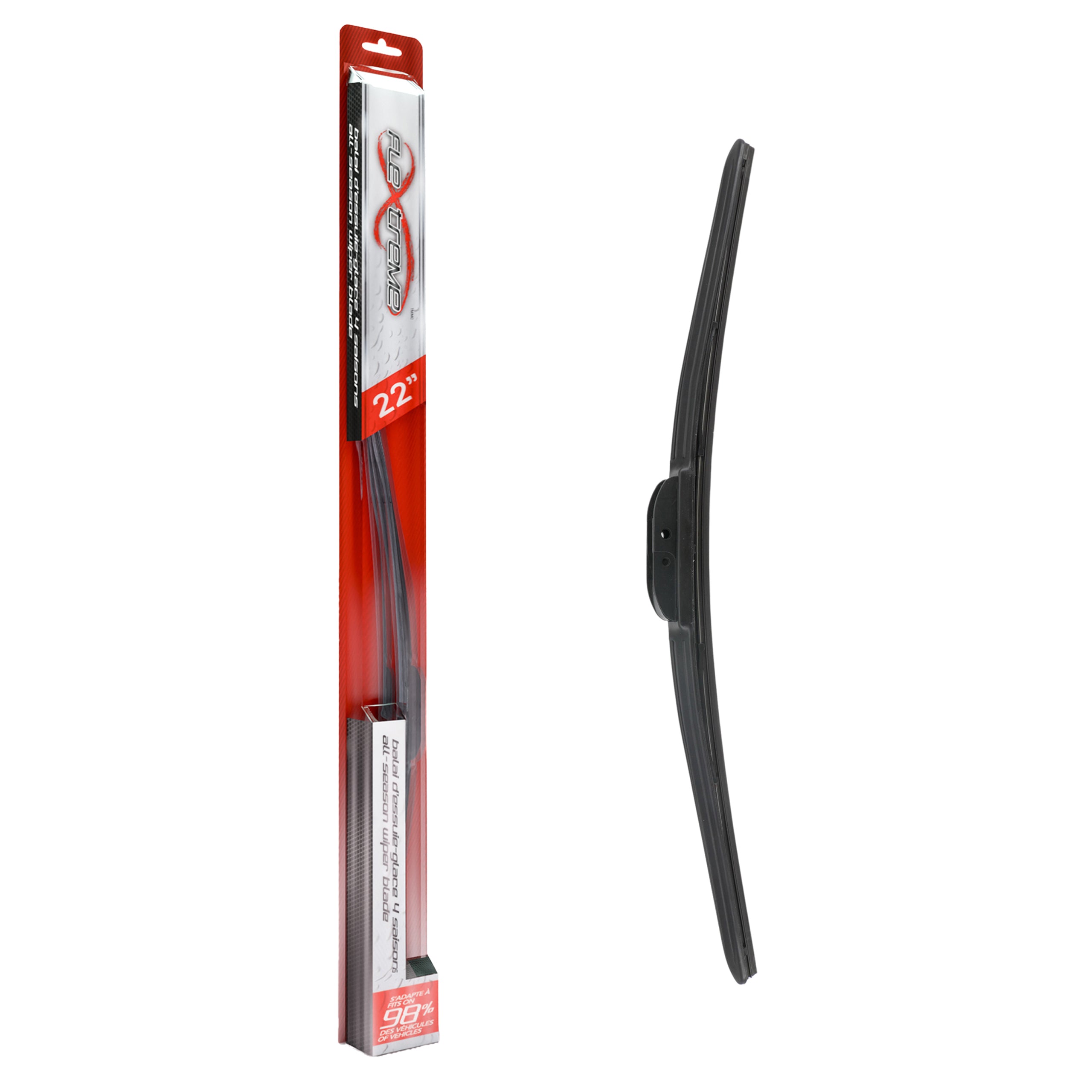 Flextreme 90-70221 Windshield Wiper Blade for 1981-2022 Chevrolet Silverado 1500 LTD, GMC Sierra 1500 Limited, Lexus LX600 - Front, Front Right, Front Left