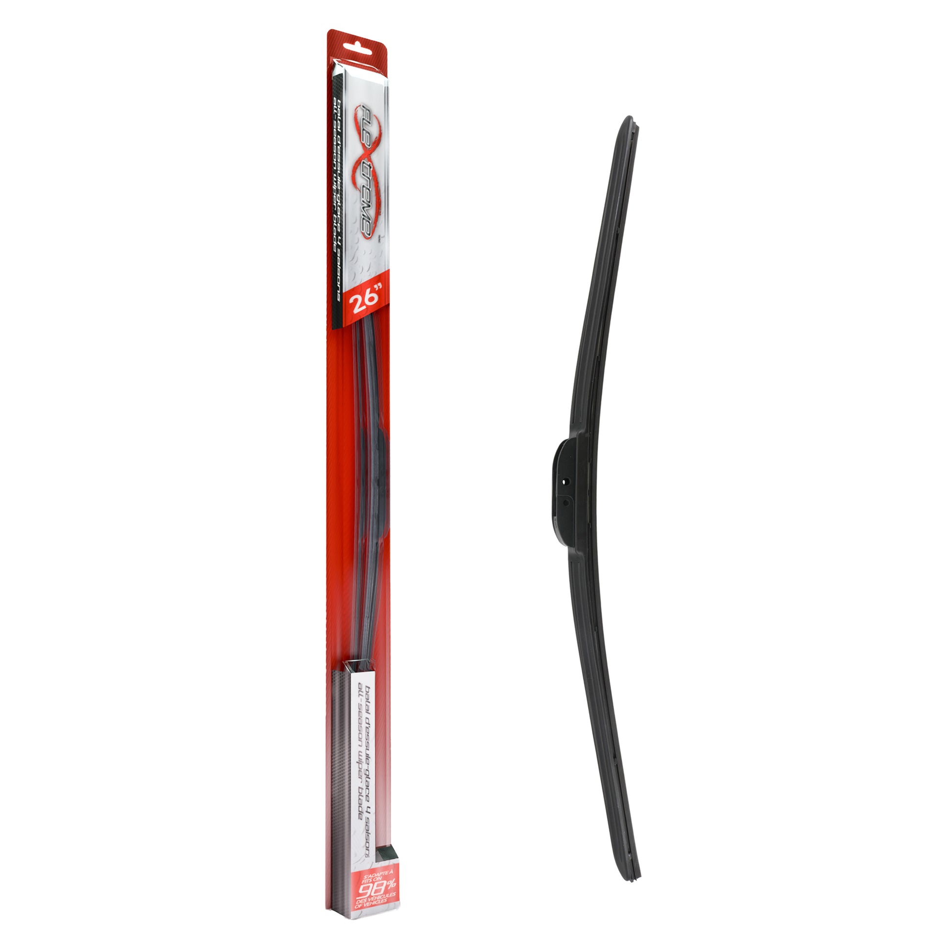 Flextreme 90-70261 Windshield Wiper Blade for 1985-2024 Chevrolet Trax, BMW 745e, BMW Alpina B8 Gran Coupe - Front Left, Front Right, Front