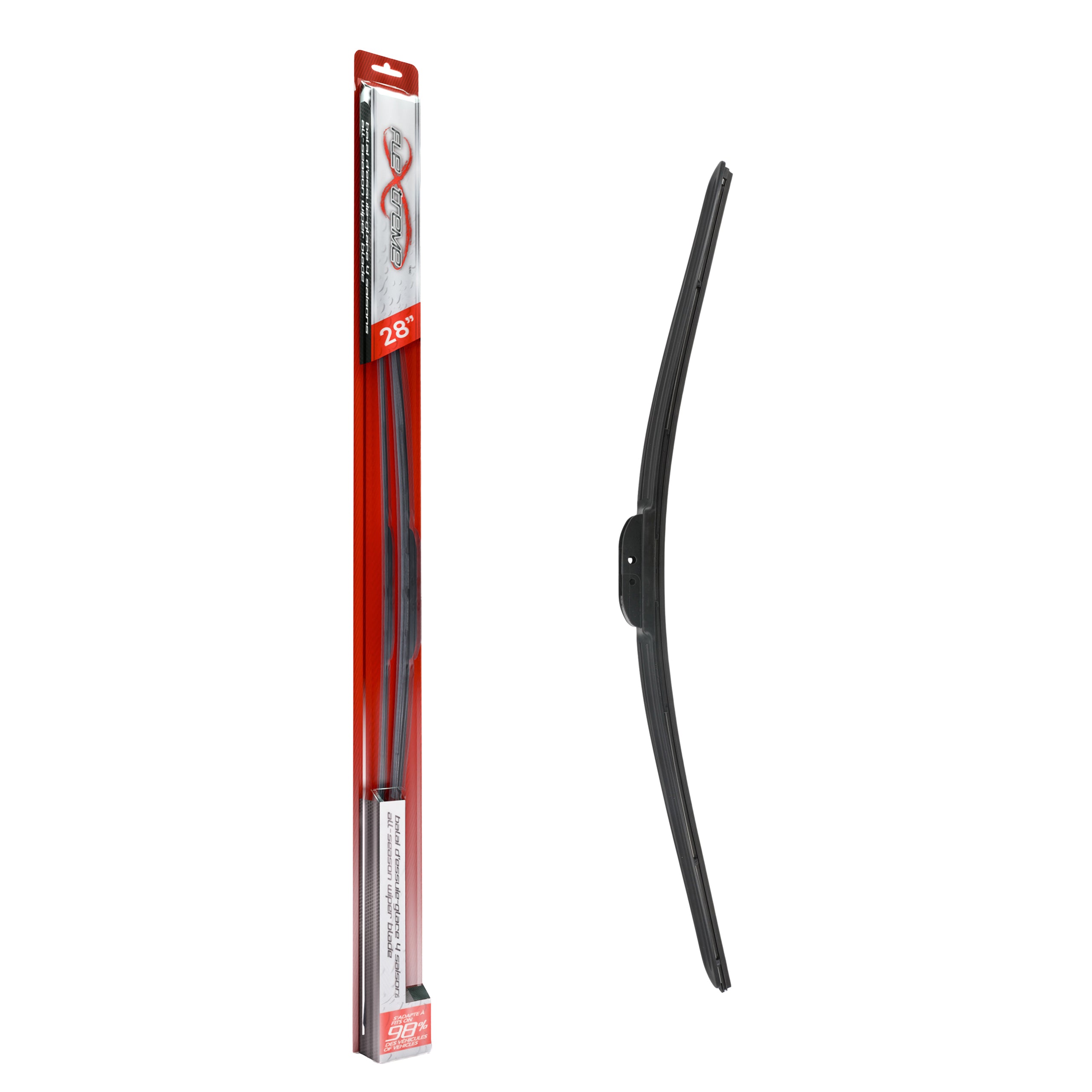 Flextreme 90-70281 Windshield Wiper Blade for 1996-2022 Volkswagen ID.4, Audi SQ7, Toyota Corolla - Front Left, Front, Center
