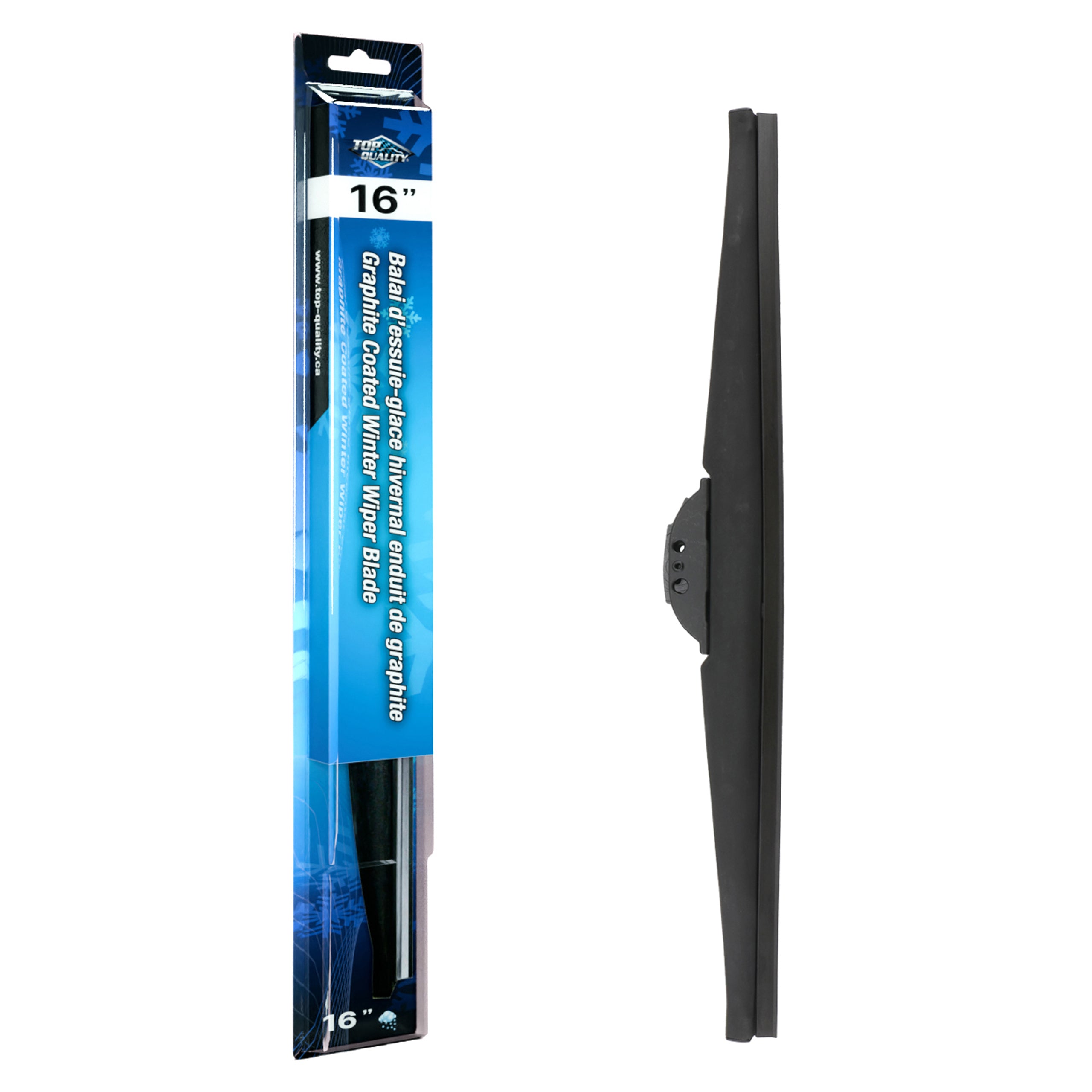 Top Quality 90-80161 Windshield Wiper Blade for 1980-2024 Chevrolet Trax, Hyundai Kona N, Genesis GV80 - Front Right, Front, Rear