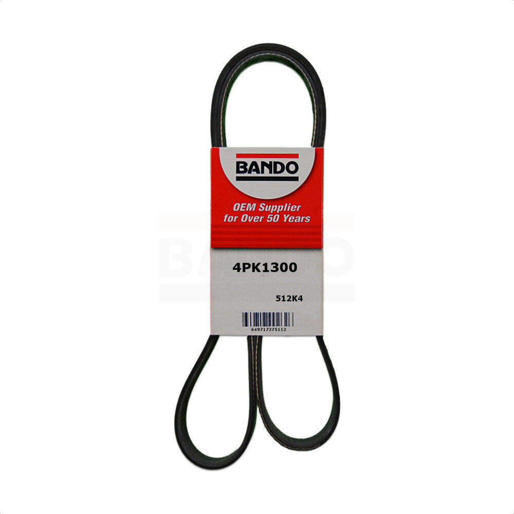 Bando BAN-4PK1300 Accessory Drive Belt for 2007-2020 Ford EcoSport, Ford Focus, Nissan Altima - Water Pump, Water Pump and Alternator
