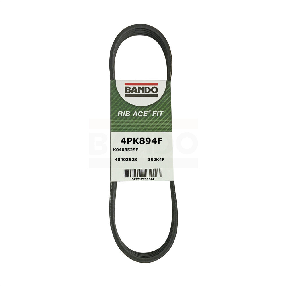 Bando BAN-4PK894F Accessory Drive Belt for 2007-2015 Mazda CX-9, Ford Edge, Ford Fusion - Power Steering