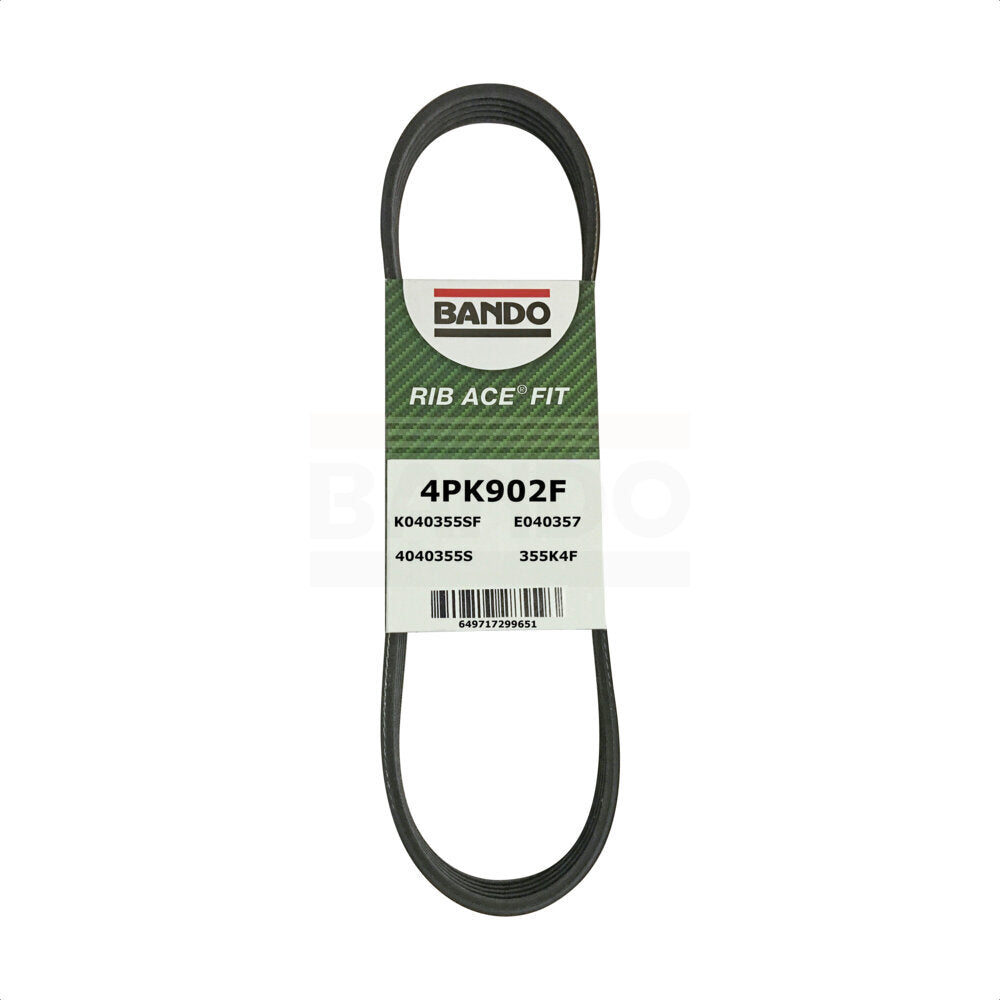 Bando BAN-4PK902F Accessory Drive Belt for 2008-2017 Chevrolet Suburban 3500 HD, Chevrolet Express 2500, Chevrolet Express 3500 - Air Conditioning