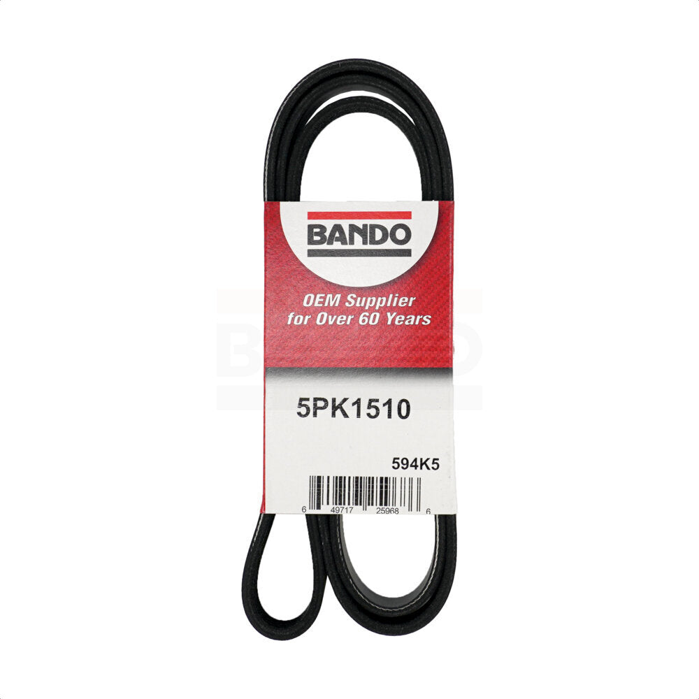 Bando BAN-5PK1510 Accessory Drive Belt for 2012-2020 Mercedes-Benz A220, Mercedes-Benz CLA250, Mercedes-Benz GLA250 - Accessory Drive, Water Pump, Alternator and Air Conditioning