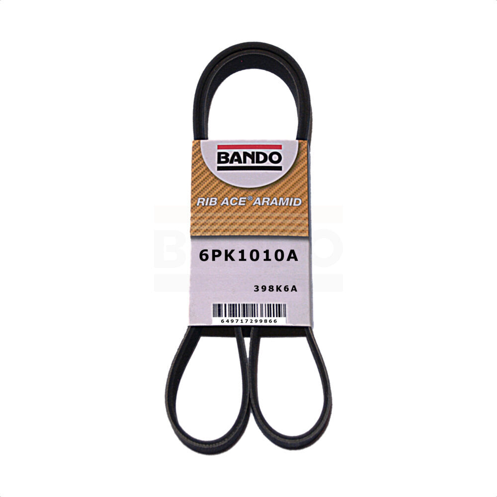 Bando BAN-6PK1010A Accessory Drive Belt for 2015-2020 Hyundai Santa Fe, Hyundai Tucson, Kia Sorento - Alternator and Air Conditioning, Alternator, Accessory Drive