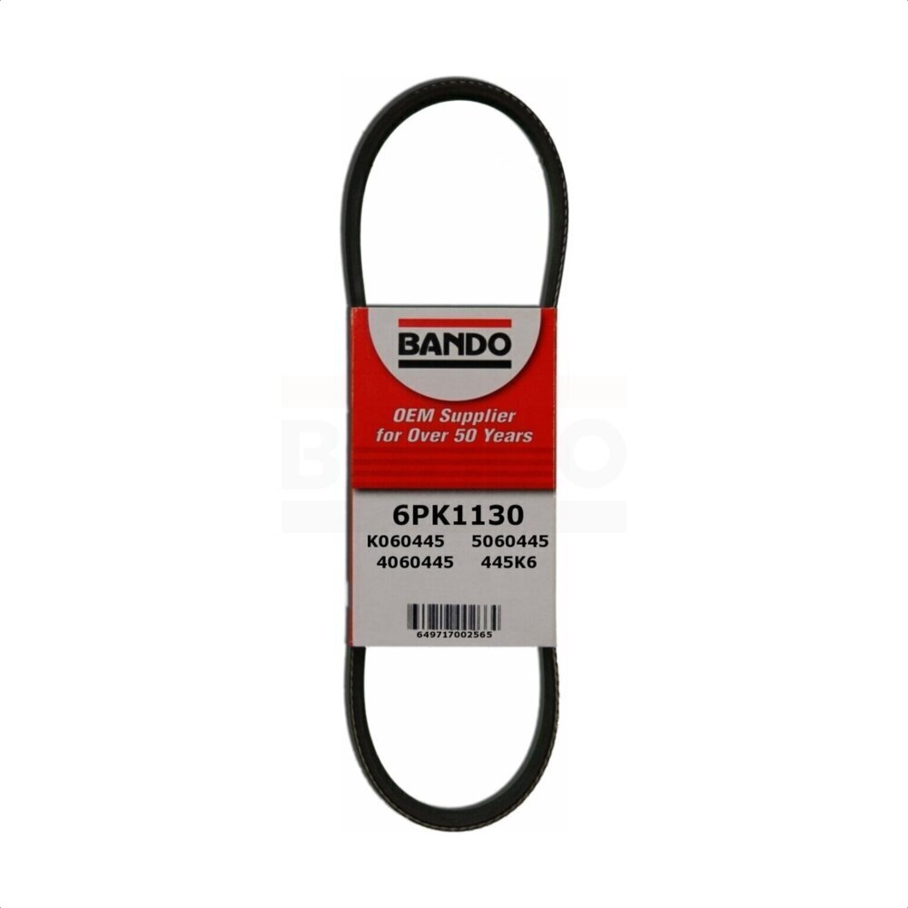 Bando BAN-6PK1130 Accessory Drive Belt for 1984-2020 Audi A3, Audi A3 Quattro, Audi A4 - Accessory Drive, Alternator and Air Conditioning, Alternator