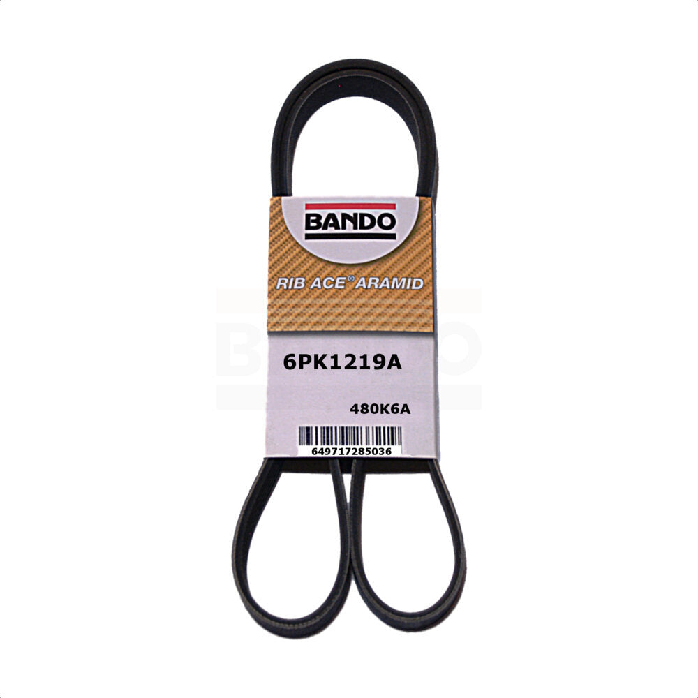 Bando BAN-6PK1219A Accessory Drive Belt for 2013-2019 Nissan Sentra - Water Pump, Alternator, Air Conditioning and Power