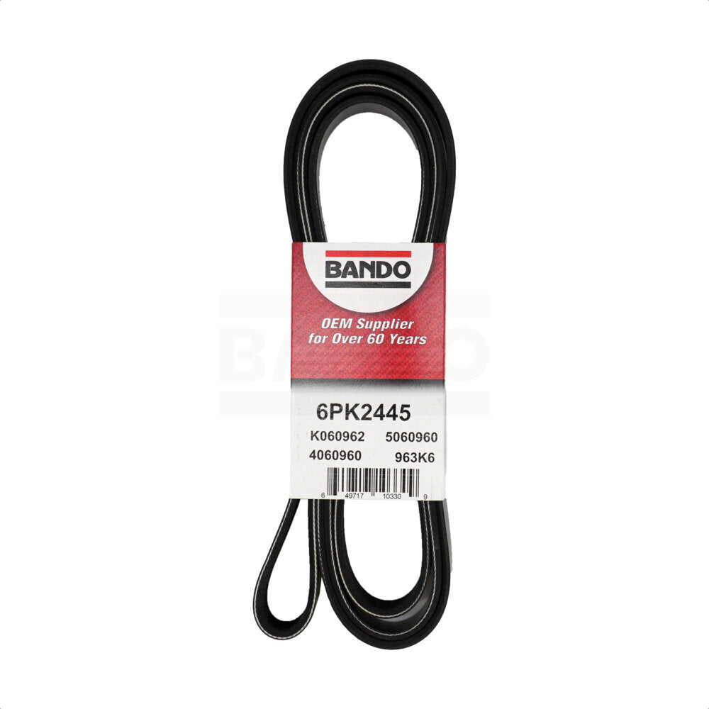 Bando BAN-6PK2445 Accessory Drive Belt for 1995-2022 Land Rover Range Rover - Primary, Accessory Drive, Air Conditioning, Air Pump, Alternator and Water P