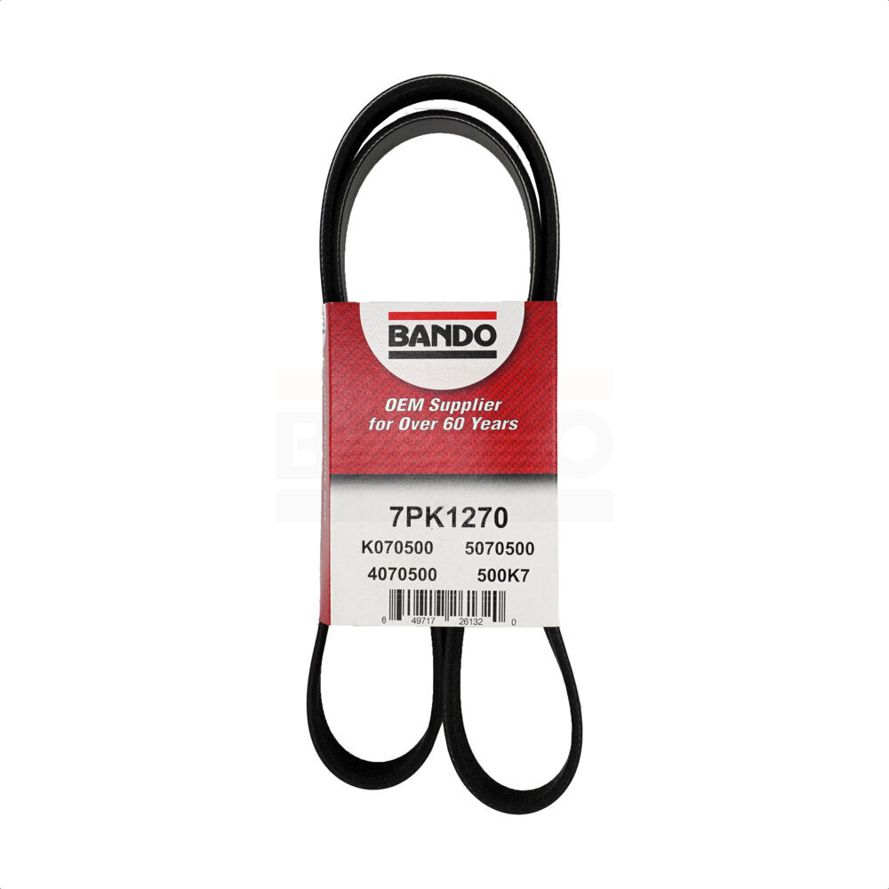 Bando BAN-7PK1270 Accessory Drive Belt for 2009-2019 Audi A7 Quattro, Audi Q7, Audi A6 Quattro - Supercharger