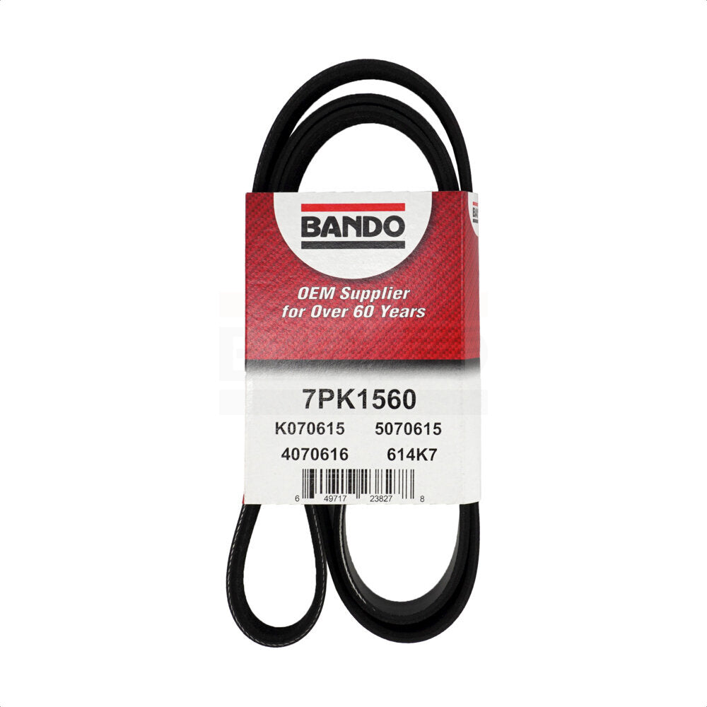 Bando BAN-7PK1560 Accessory Drive Belt for 2011-2013 Nissan Quest - Water Pump, Alternator and Air Conditioning