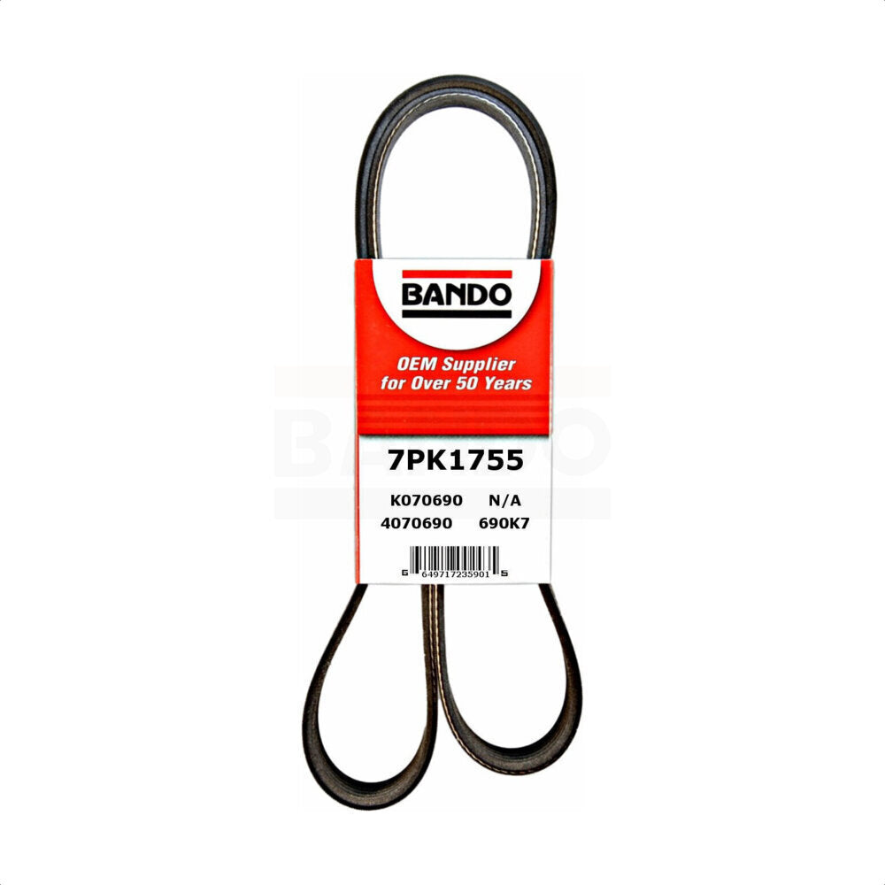 Bando BAN-7PK1755 Accessory Drive Belt for 2004-2009 Honda CR-V, Acura TSX
