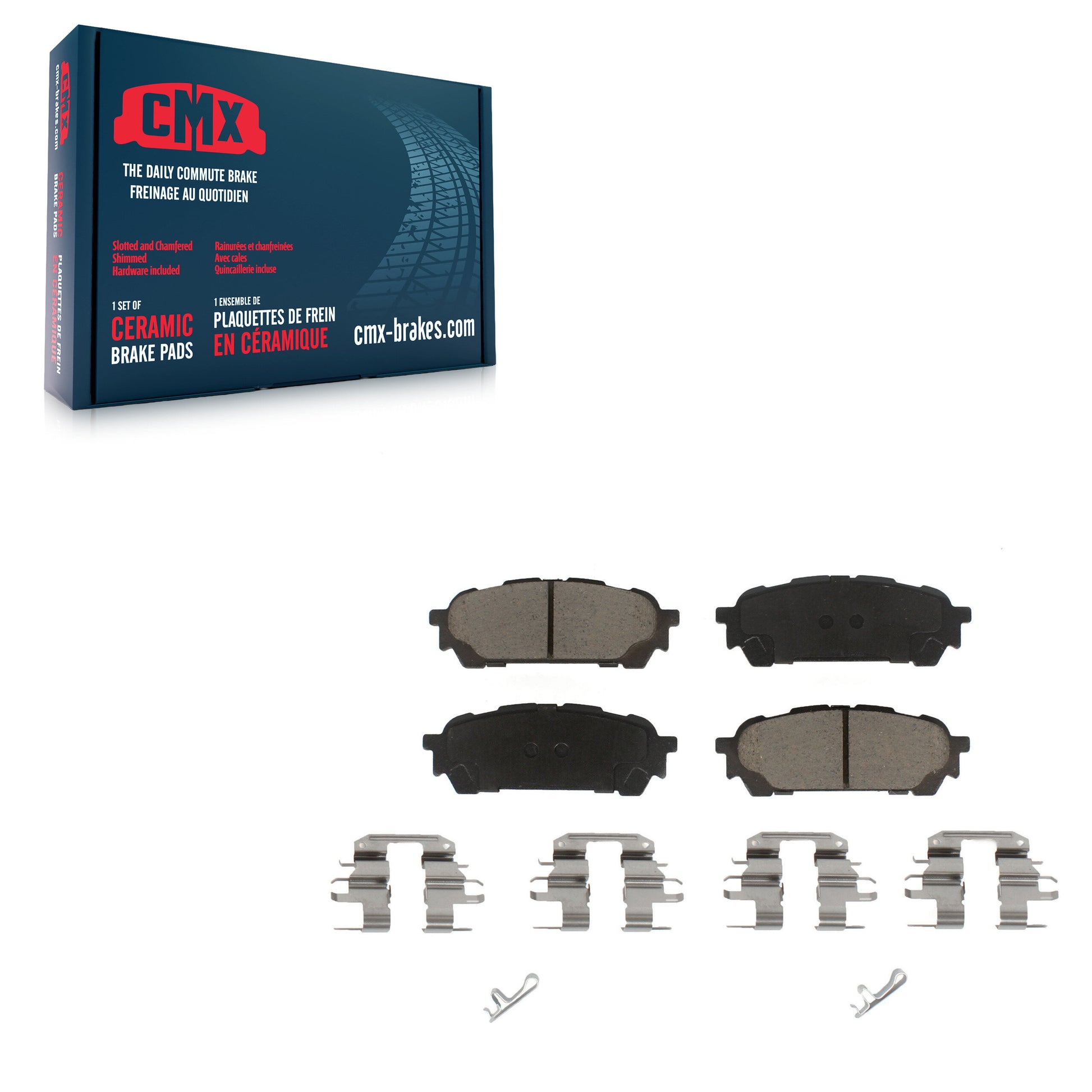 CMX CMX-D1004 Disc Brake Pad for 2003-2008 Subaru Impreza, Saab 9-2X, Subaru Forester - Rear