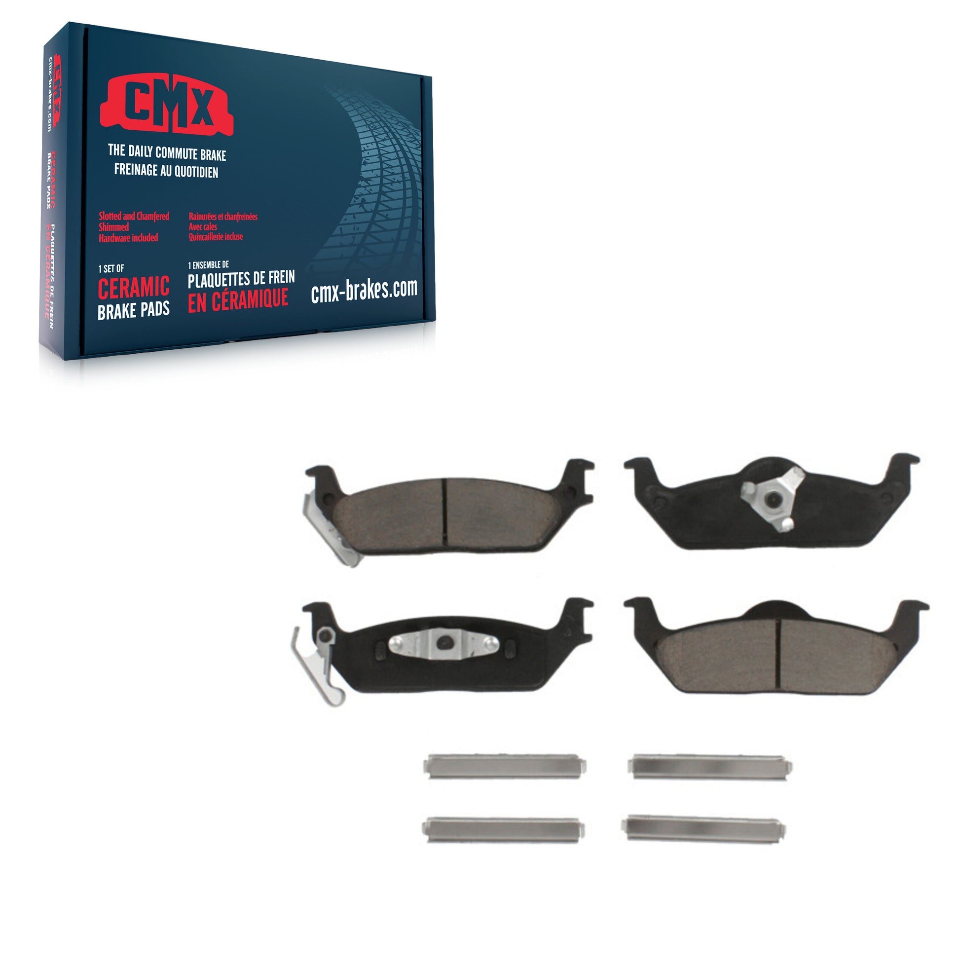 CMX CMX-D1012 Disc Brake Pad for 2004-2011 Lincoln Mark LT, Ford F-150 - Rear