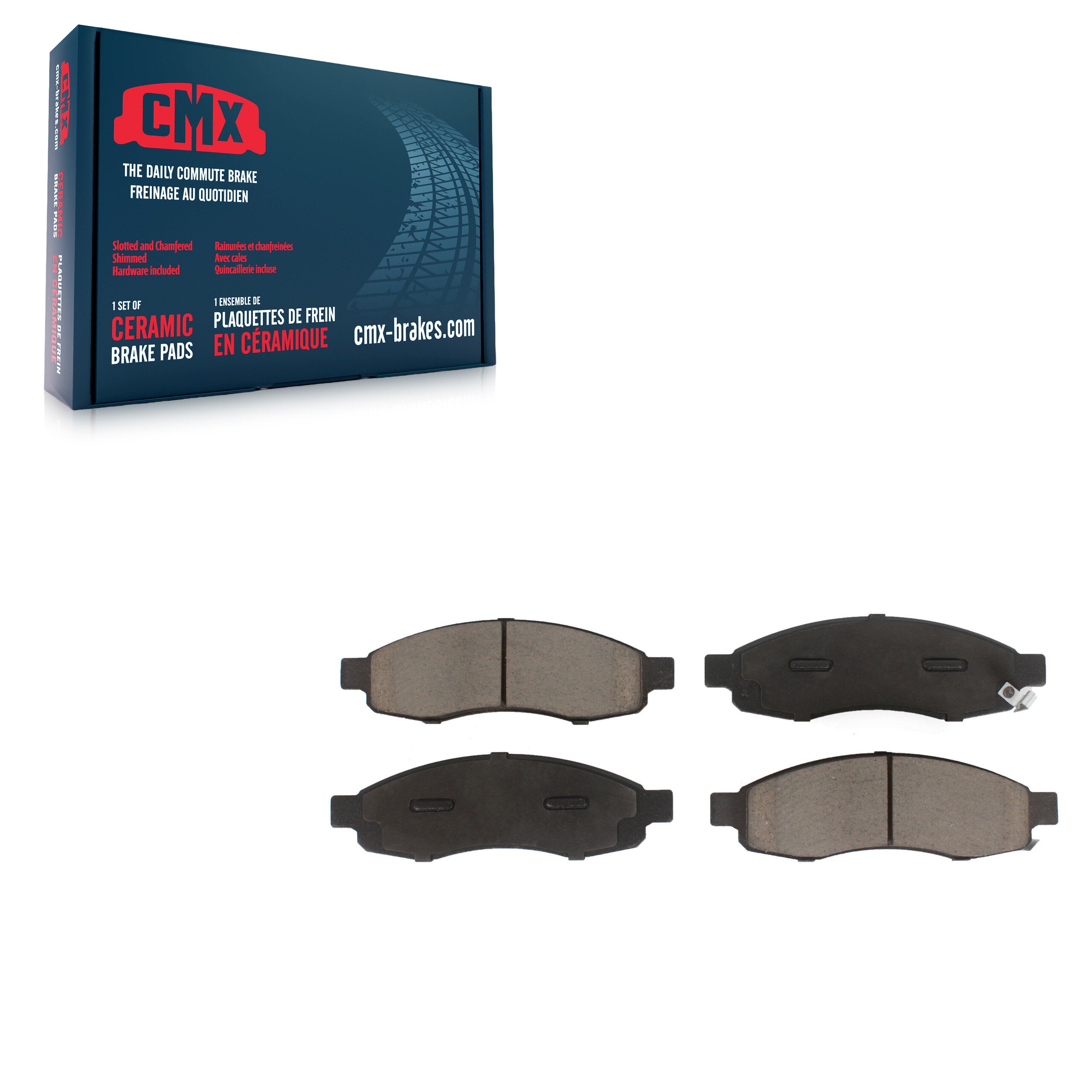 CMX CMX-D1015 Disc Brake Pad for 2004-2007 Nissan Armada, INFINITI QX56, Nissan Pathfinder Armada - Front