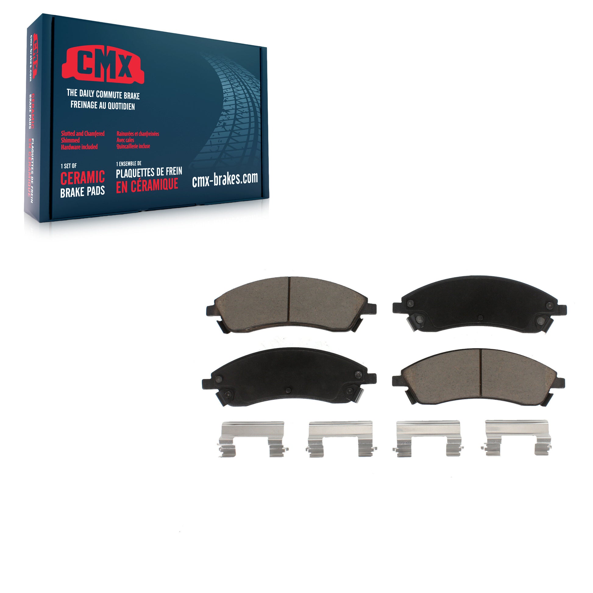 CMX CMX-D1019 Disc Brake Pad for 2004-2009 Cadillac CTS, Cadillac STS, Cadillac SRX - Front