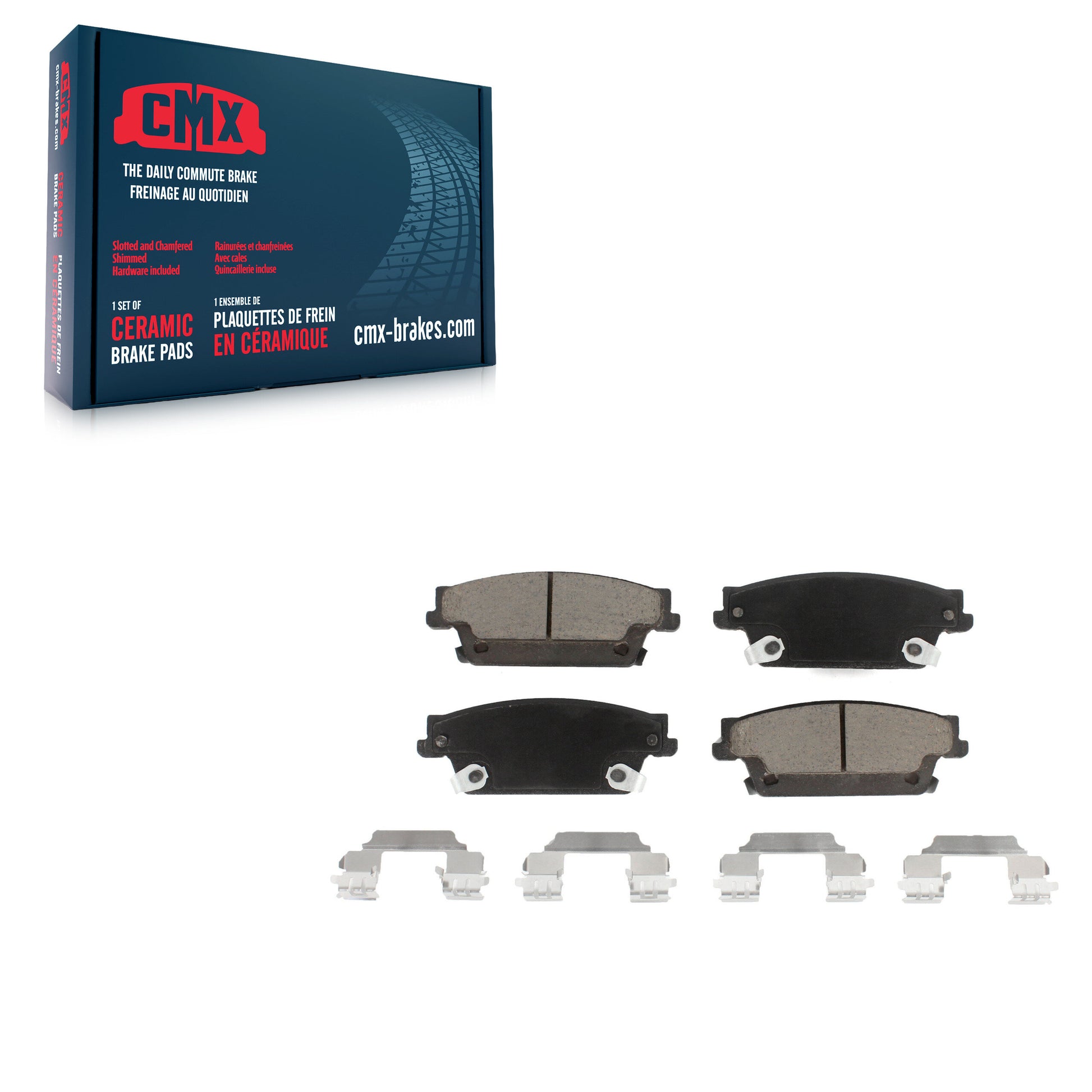 CMX CMX-D1020 Disc Brake Pad for 2004-2011 Cadillac SRX, Cadillac CTS, Cadillac STS - Rear