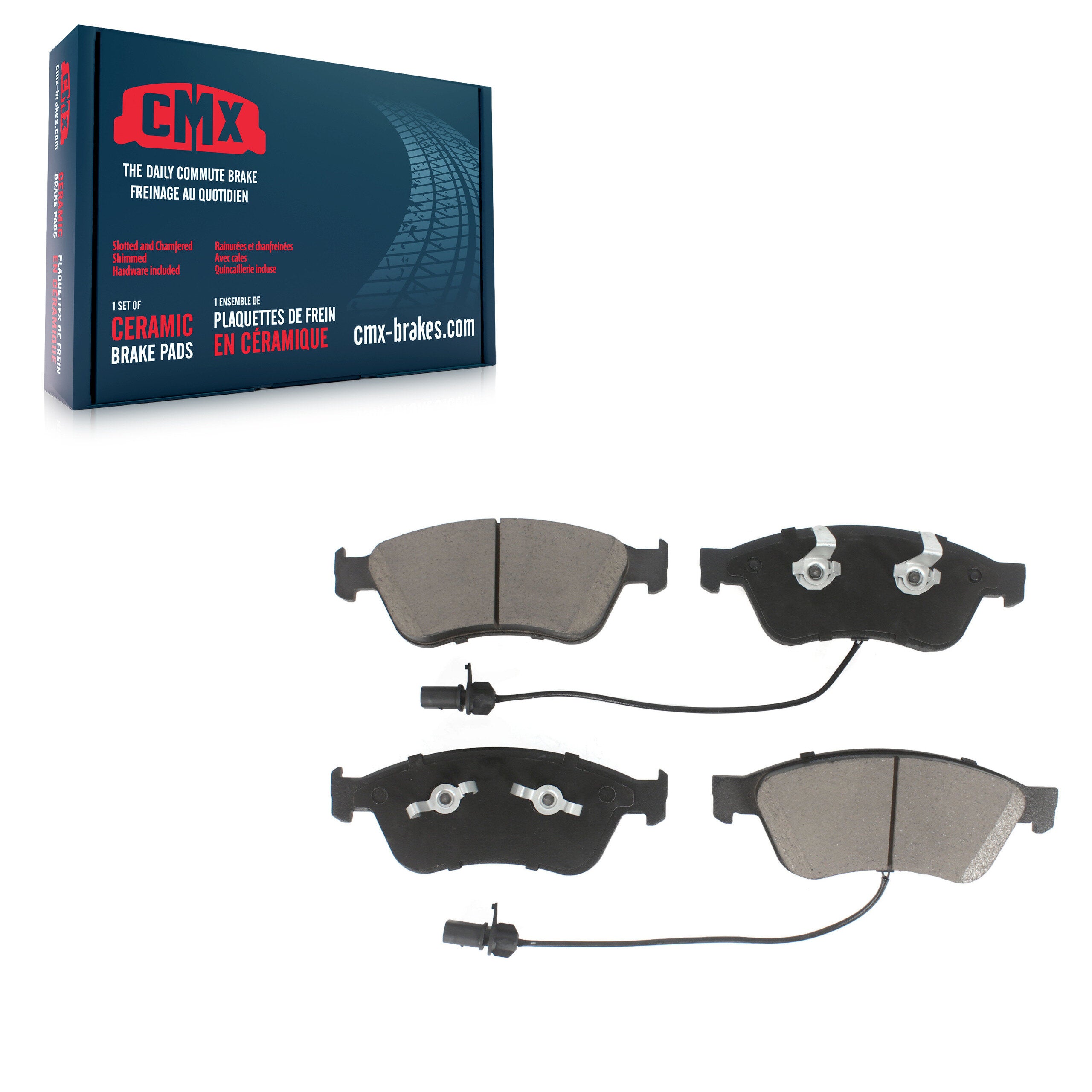 CMX CMX-D1024 Disc Brake Pad for 2004-2011 Audi S6, Audi A8 Quattro, Audi S8 - Front