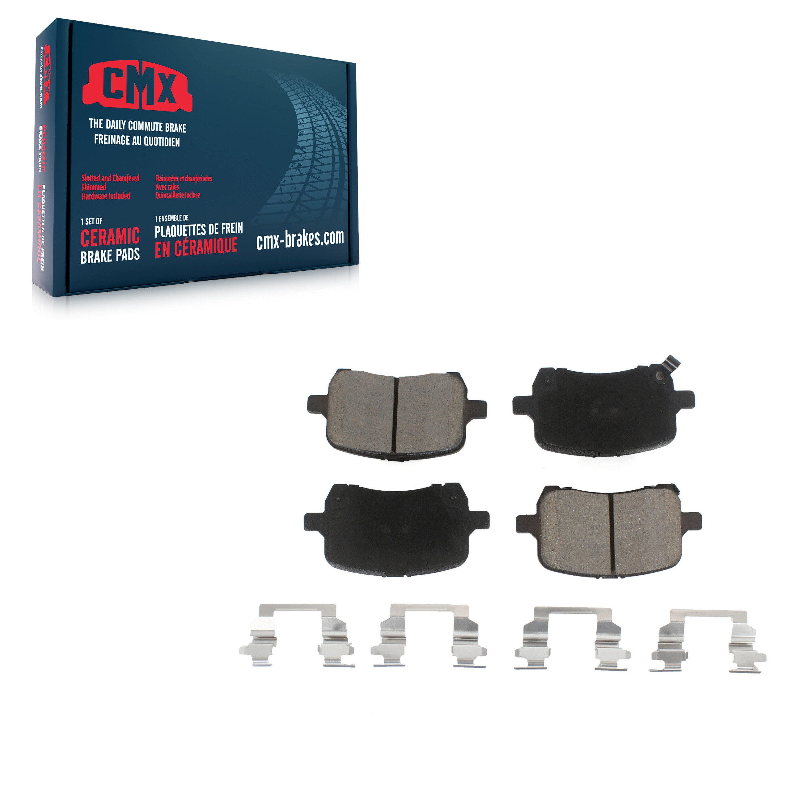 CMX CMX-D1028 Disc Brake Pad for 2004-2010 Chevrolet HHR, Pontiac G5, Saturn Sky - Front