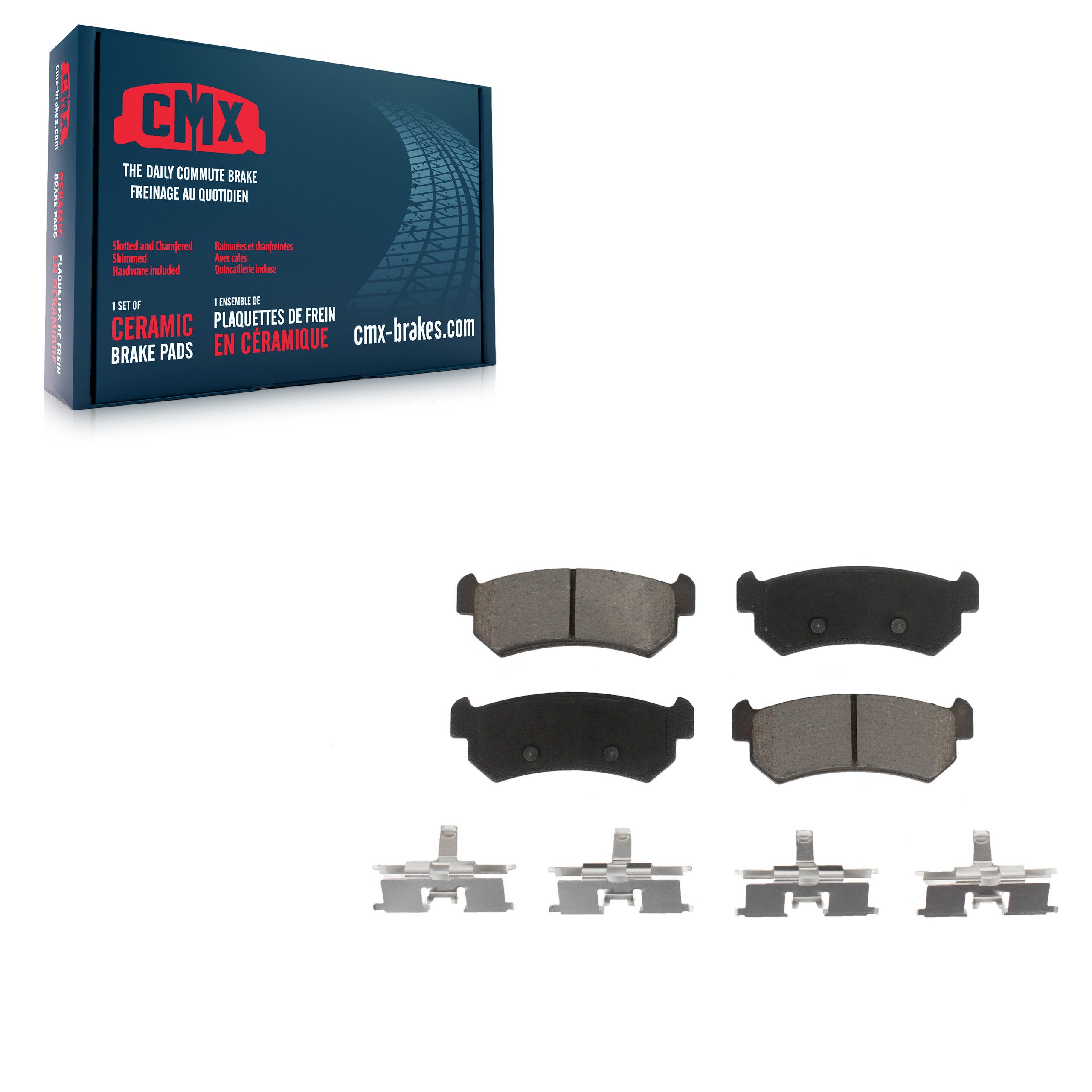 CMX CMX-D1036 Disc Brake Pad for 2004-2006 Suzuki Reno, Chevrolet Optra, Suzuki Forenza - Rear