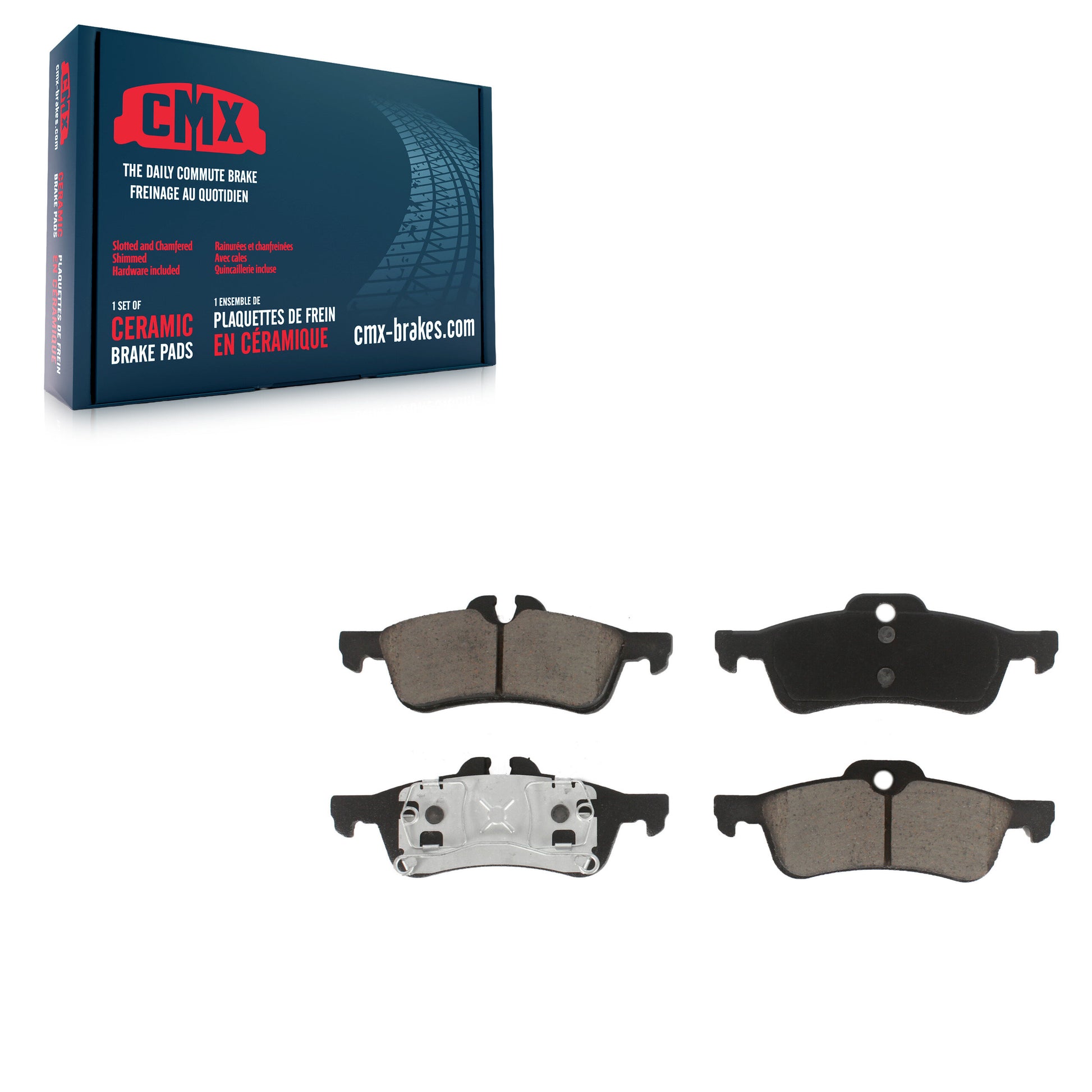 CMX CMX-D1060 Disc Brake Pad for 1985-2008 Mini Cooper, Chrysler Laser - Rear