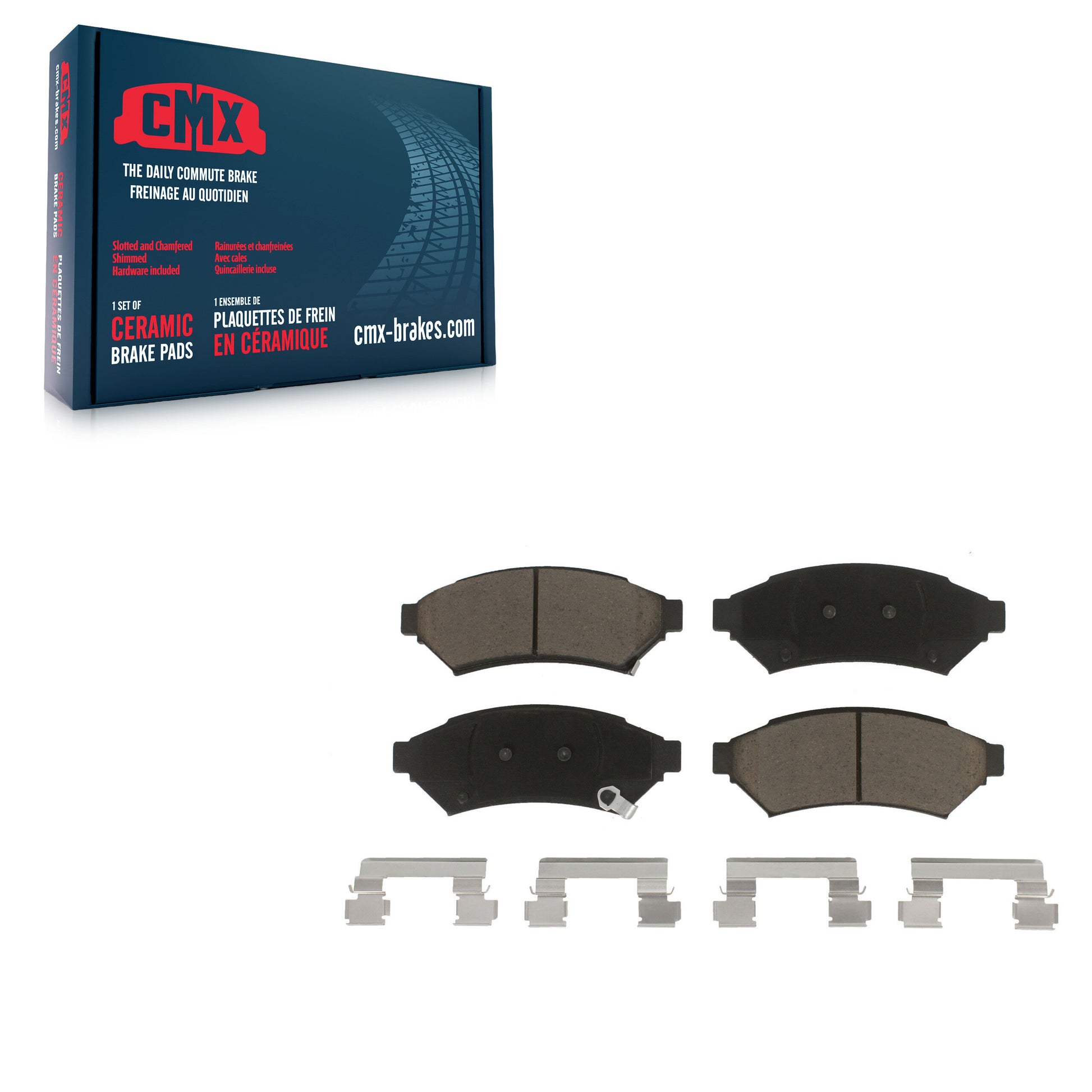 CMX CMX-D1075 Disc Brake Pad for 2004-2012 VPG MV-1, Buick Allure, Buick LaCrosse - Front