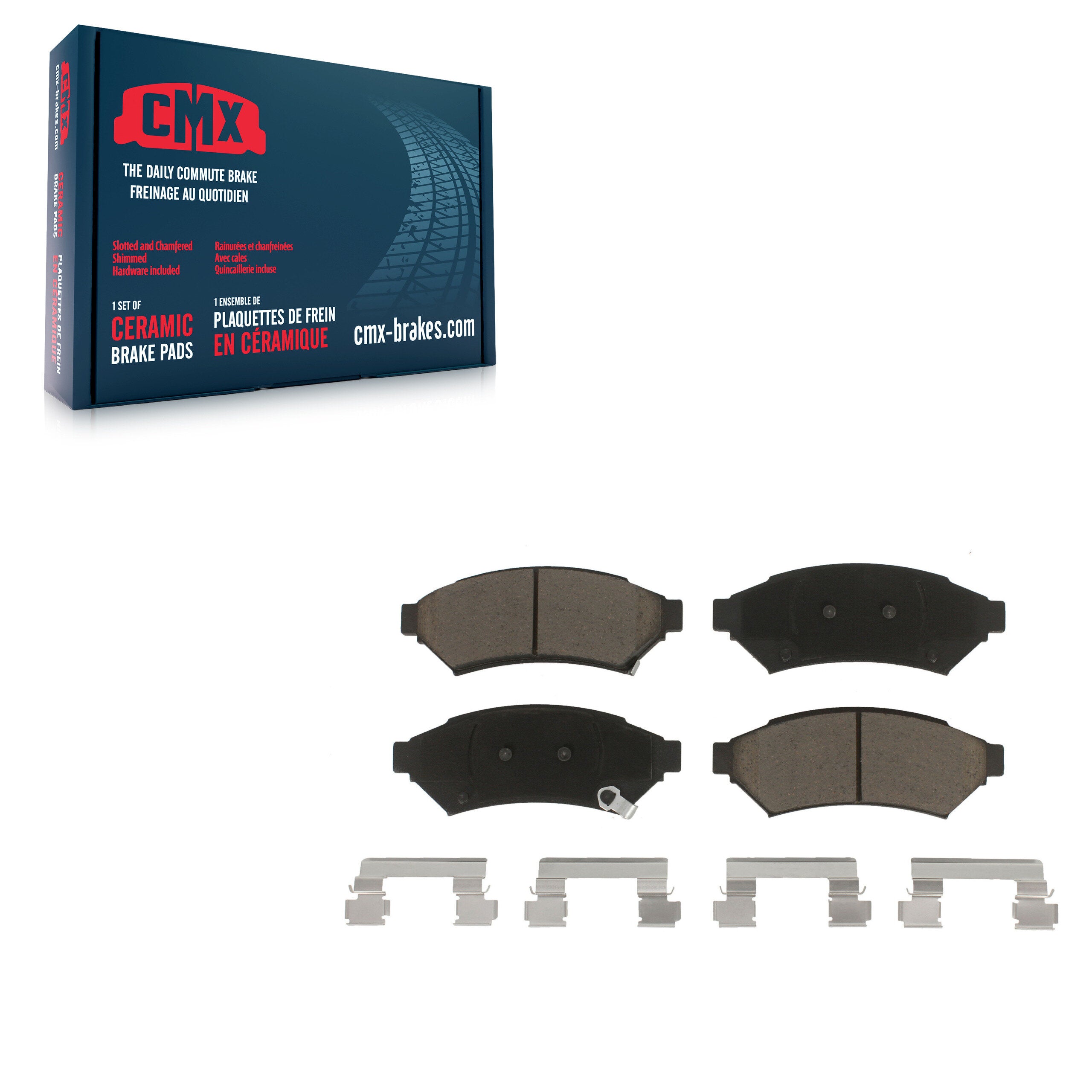 CMX CMX-D1075 Disc Brake Pad for 2004-2012 VPG MV-1, Buick Allure, Buick LaCrosse - Front