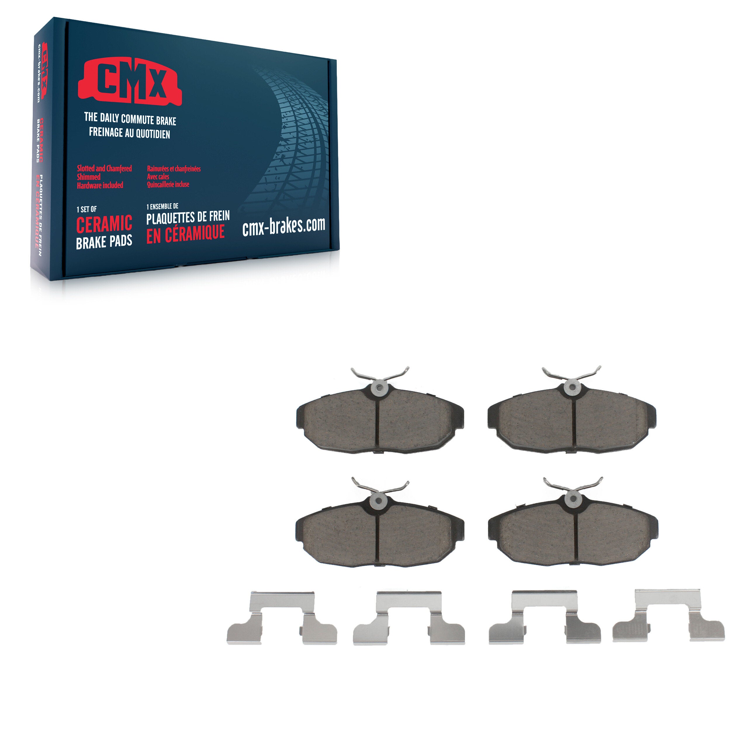 CMX CMX-D1082 Disc Brake Pad for 2005-2011 Ford Mustang, Avanti Avanti - Rear