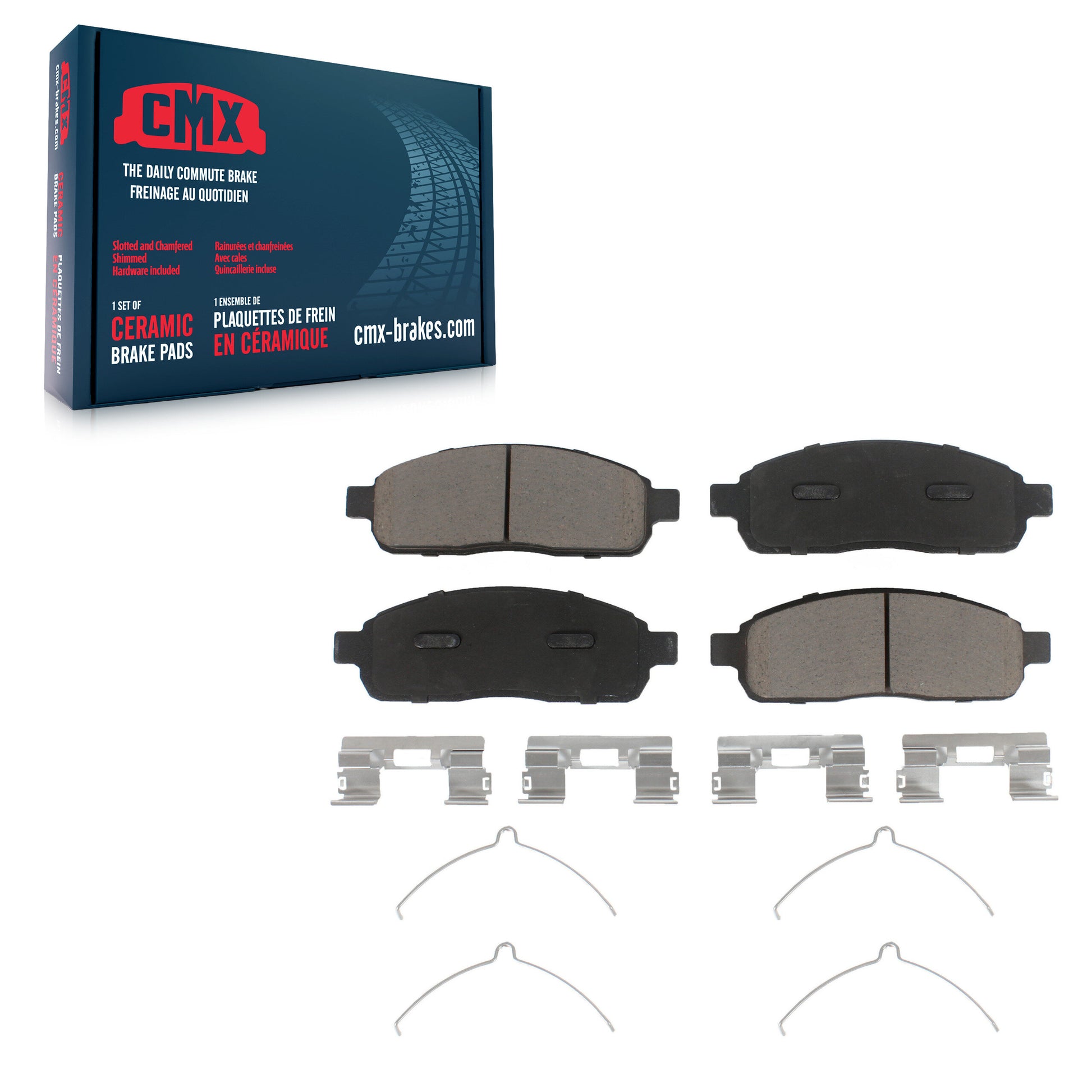 CMX CMX-D1083 Disc Brake Pad for 2004-2009 Lincoln Mark LT, Ford F-150 - Front
