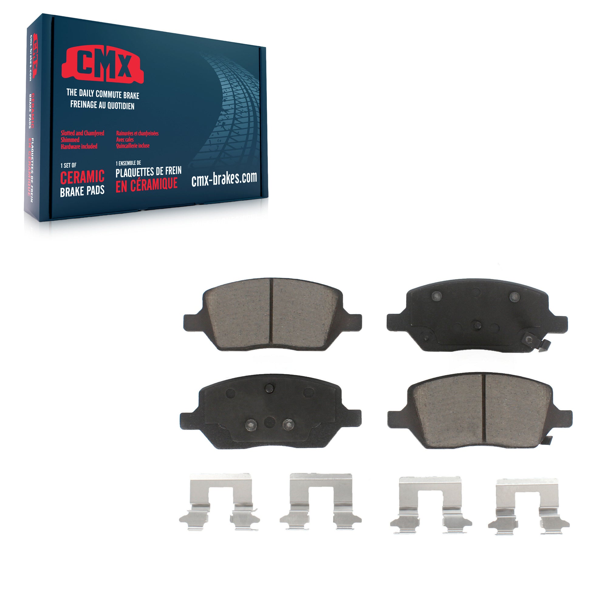 CMX CMX-D1093 Disc Brake Pad for 2005-2012 VPG MV-1, Buick Terraza, Chevrolet Uplander - Rear