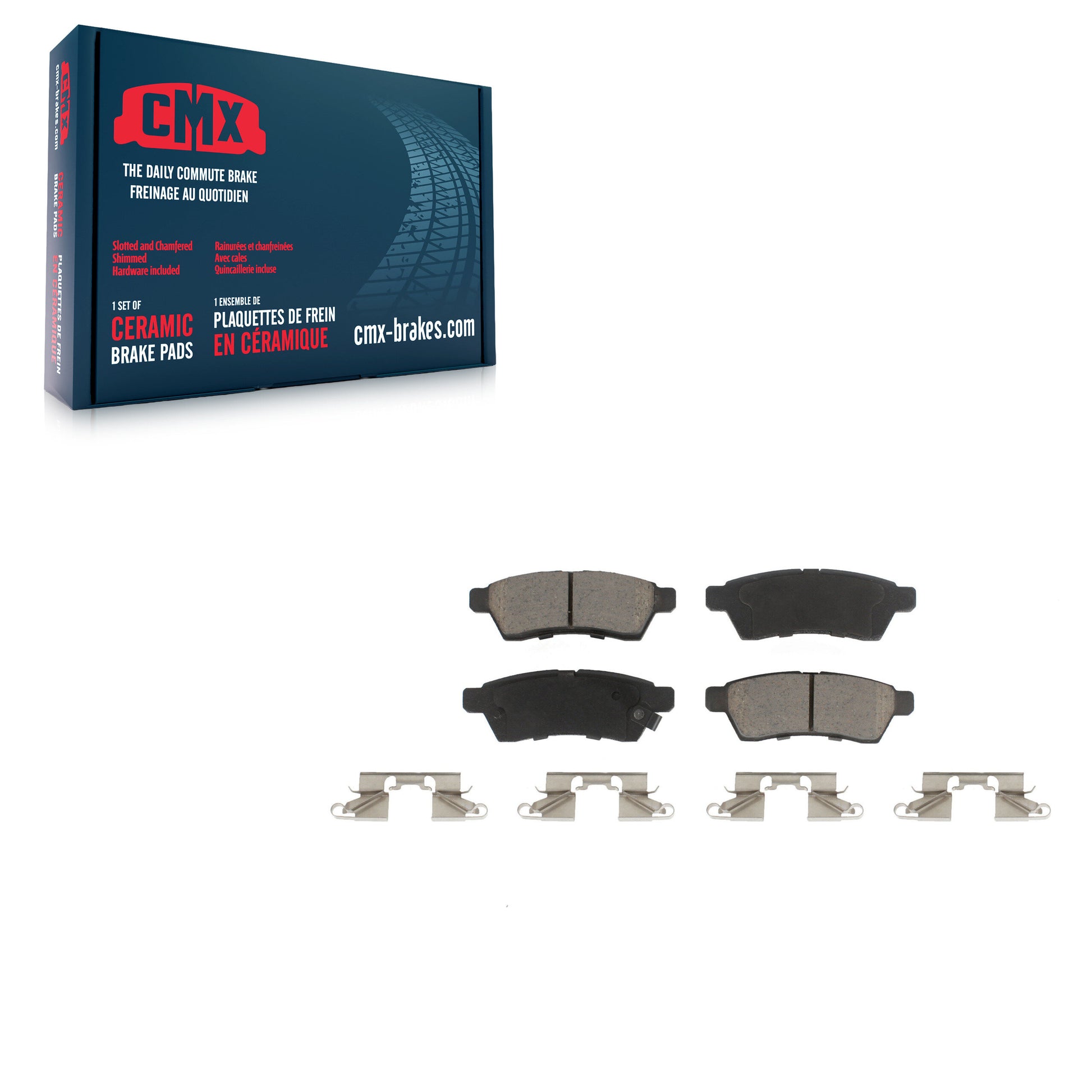 CMX CMX-D1100 Disc Brake Pad for 2005-2023 Suzuki Equator, Nissan Xterra, Nissan Frontier - Rear