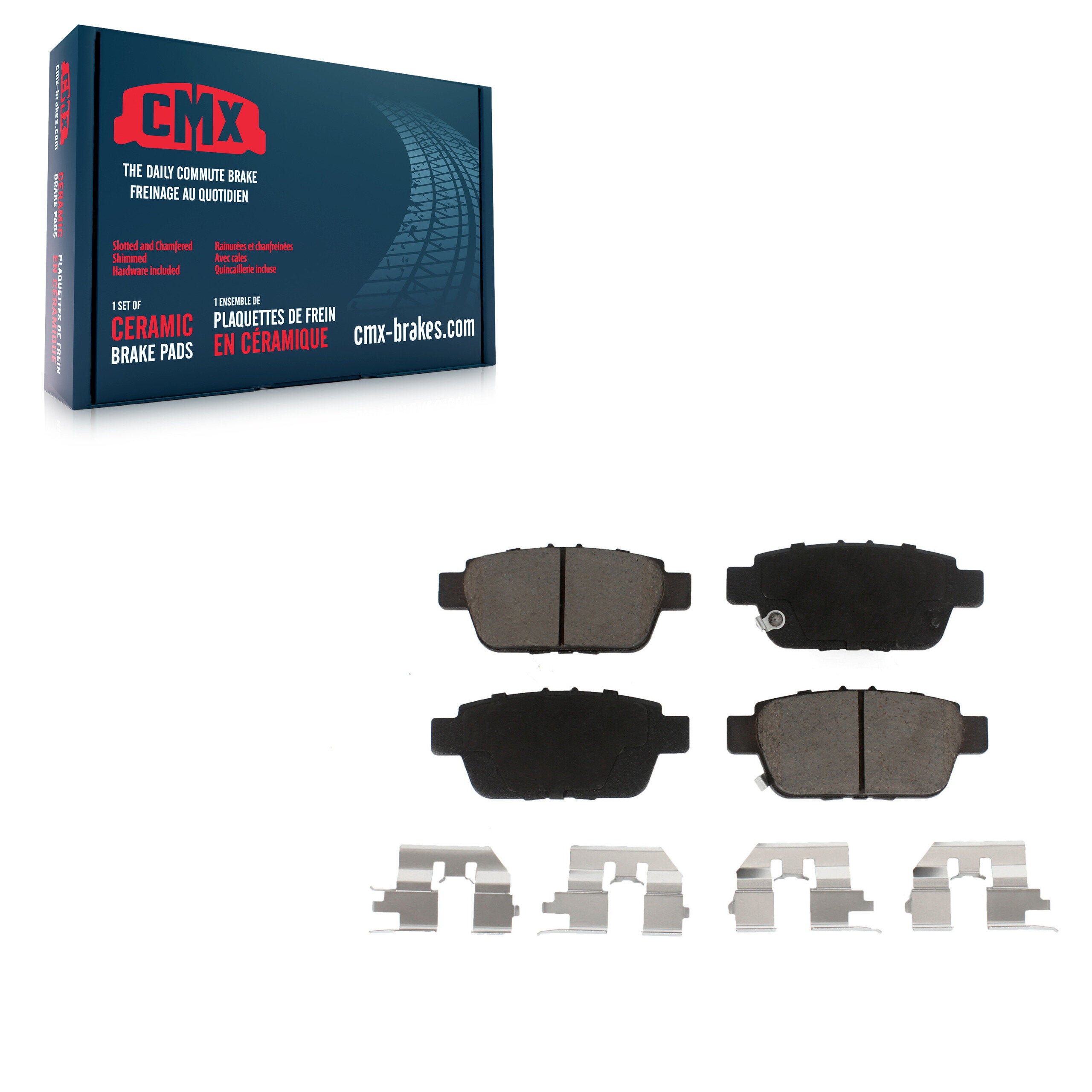 CMX CMX-D1103 Disc Brake Pad for 2006-2014 Acura TL, Honda Ridgeline - Rear