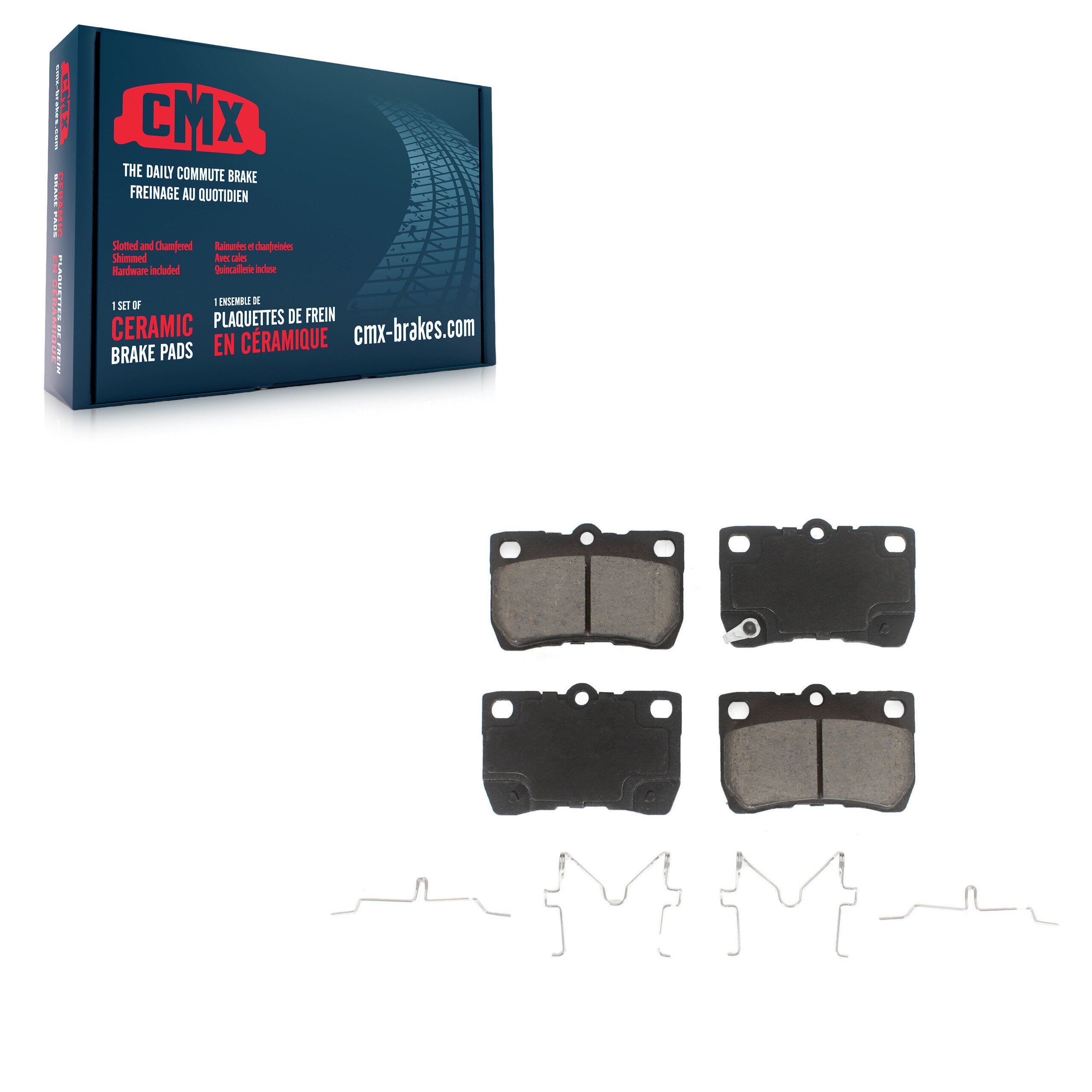 CMX CMX-D1113 Disc Brake Pad for 2006-2013 Lexus GS460, Lexus GS350, Lexus GS450h - Rear