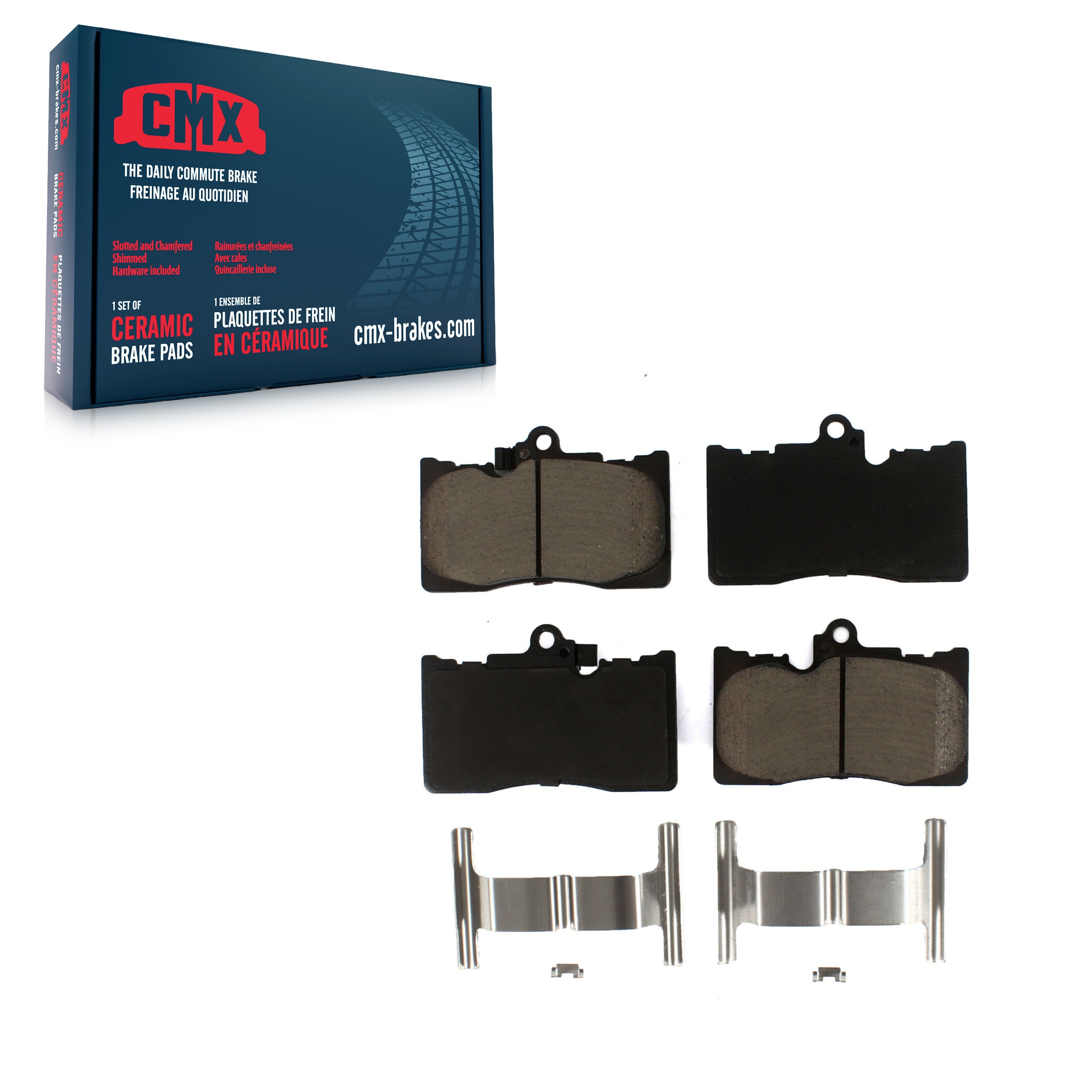 CMX CMX-D1118 Disc Brake Pad for 2006-2024 Lexus IS500, Lexus RC300, Lexus RC350 - Front
