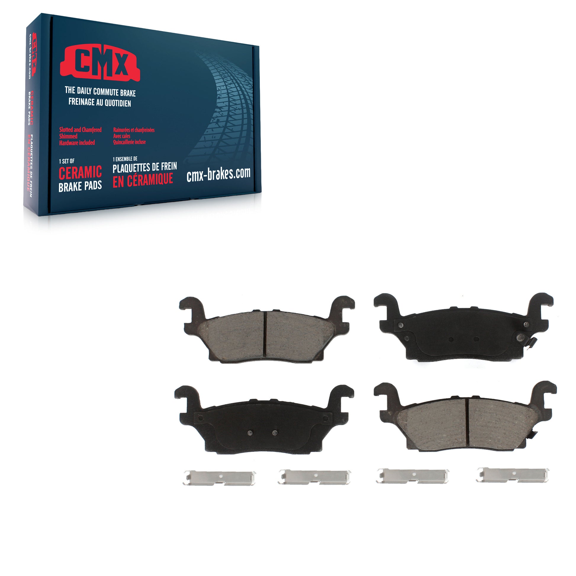 CMX CMX-D1120 Disc Brake Pad for 2006-2010 Hummer H3T, Hummer H3 - Rear