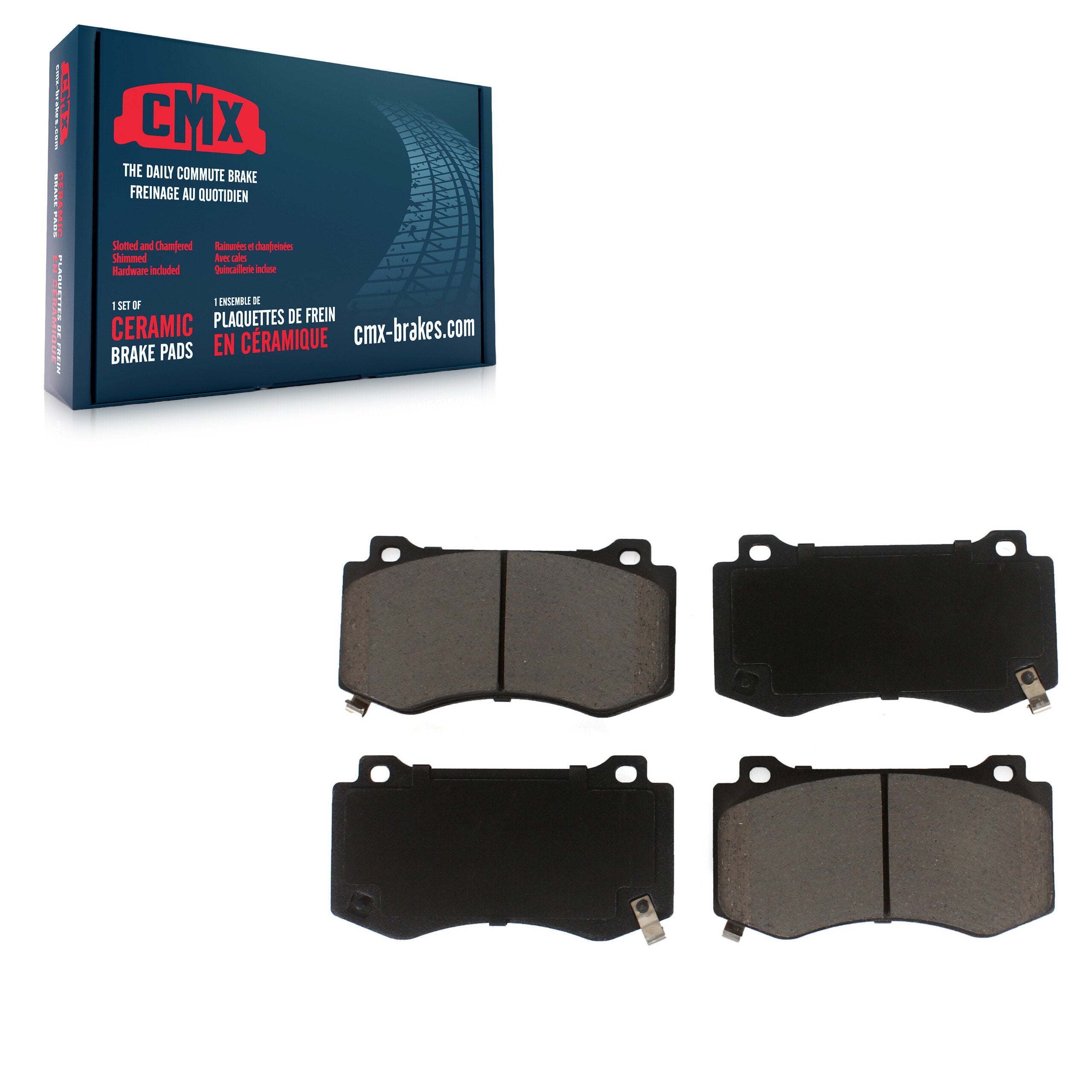 CMX CMX-D1149 Disc Brake Pad for 2005-2023 Dodge Challenger, Dodge Charger, Chrysler 300 - Front