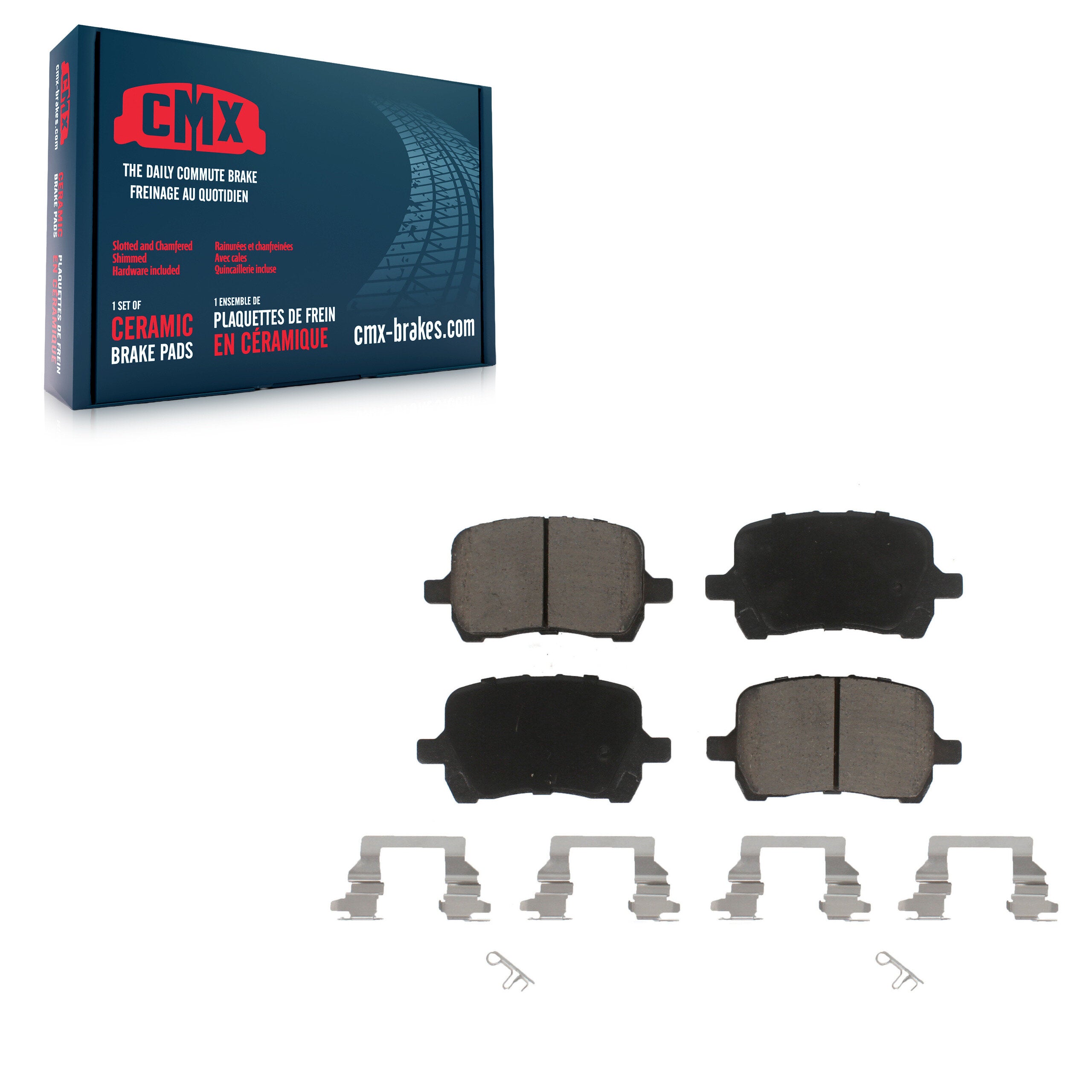 CMX CMX-D1160 Disc Brake Pad for 2004-2012 Chevrolet HHR, Pontiac G5, Chevrolet Cobalt - Front