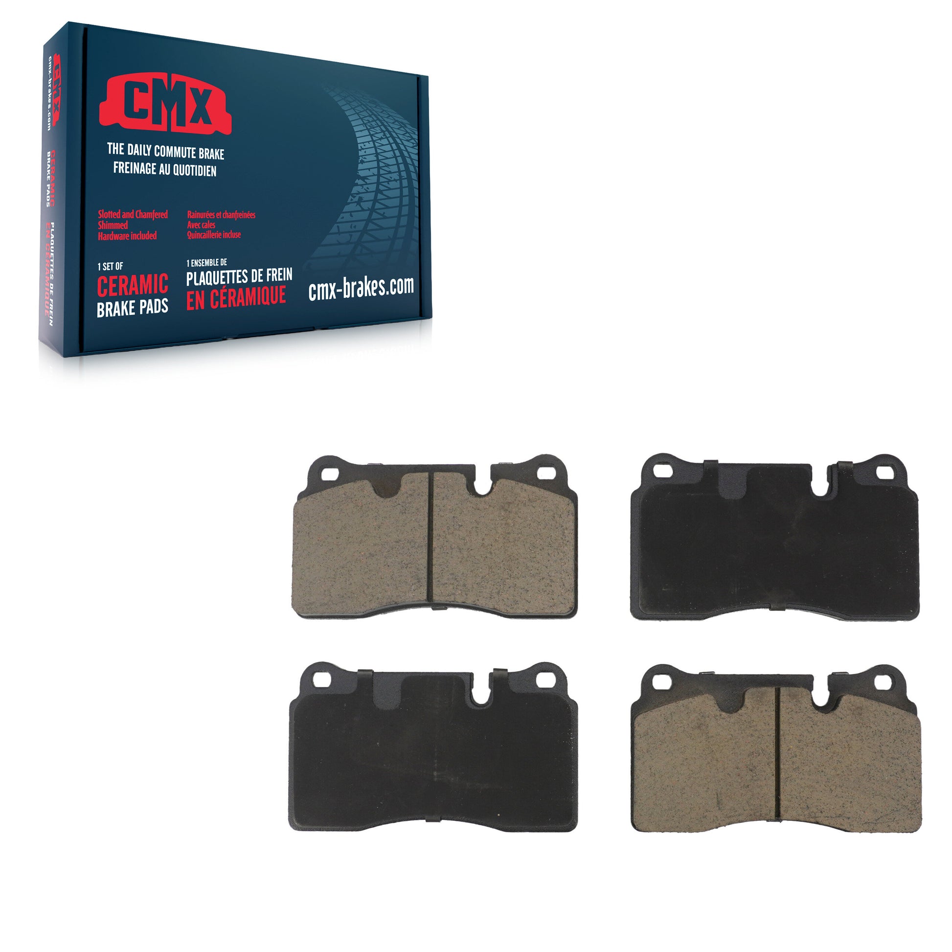 CMX CMX-D1165 Disc Brake Pad for 2000-2019 Chevrolet Corvette, Chevrolet Camaro, Volkswagen Touareg - Rear, Front