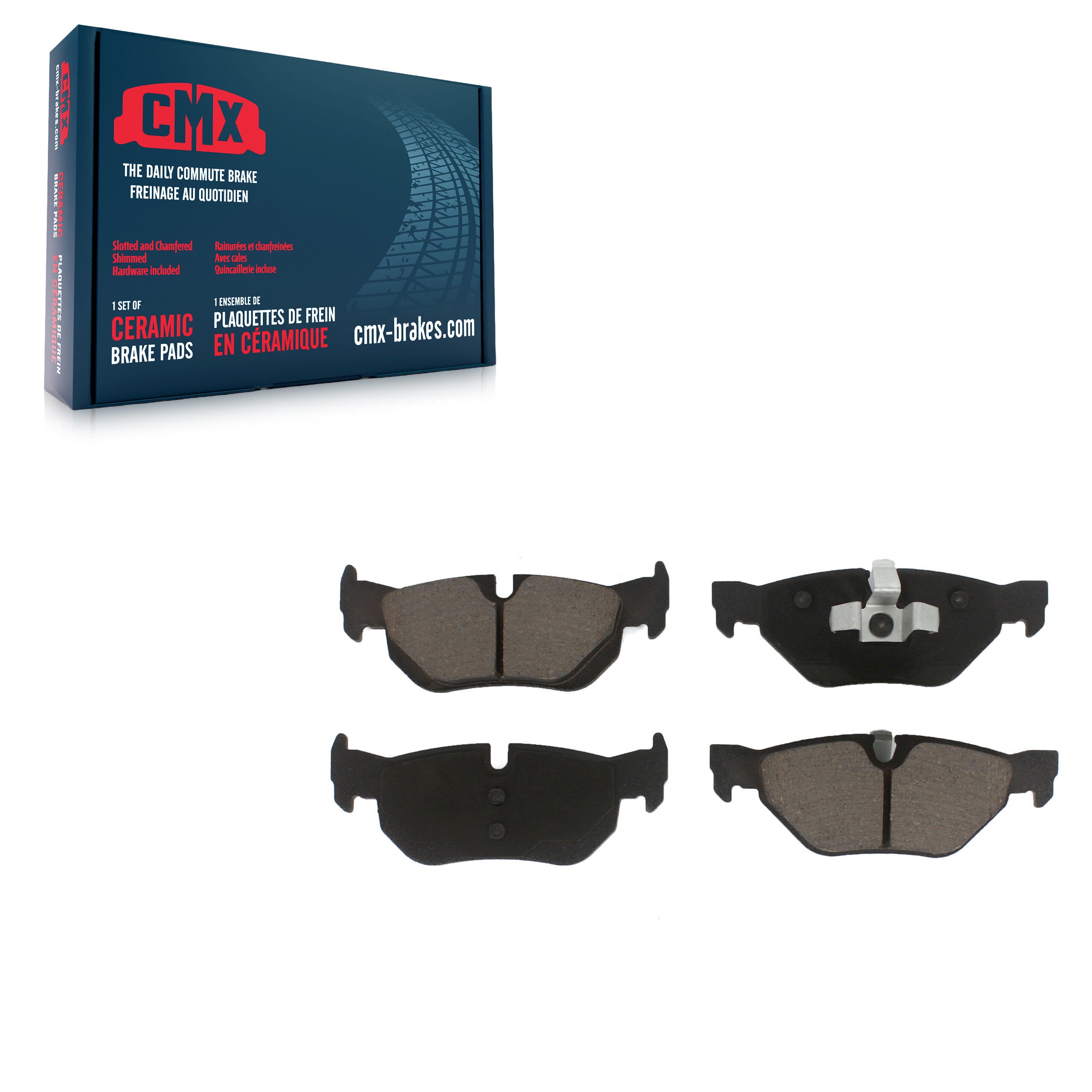 CMX CMX-D1171 Disc Brake Pad for 2006-2015 BMW 328i xDrive, BMW X1, BMW 120i - Rear