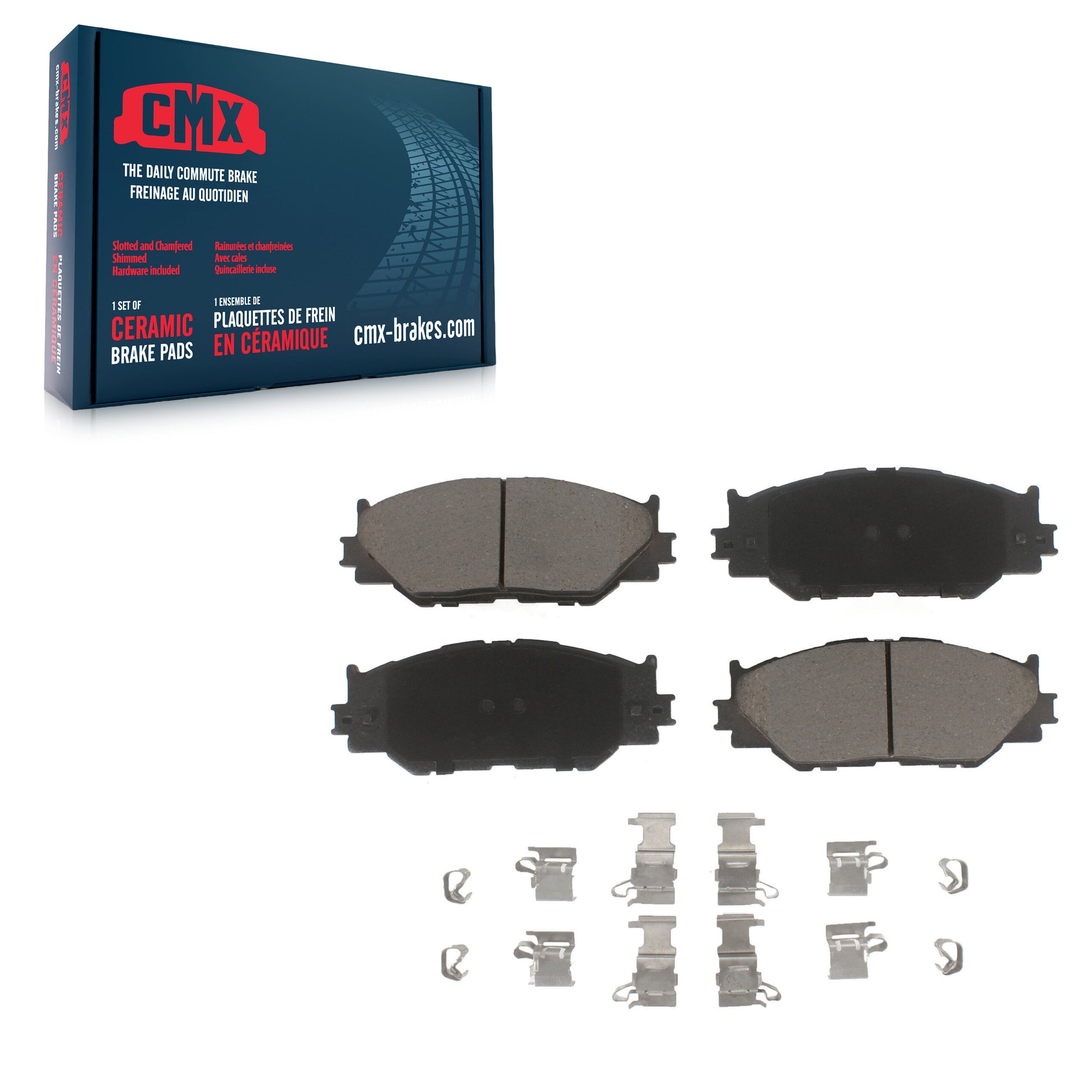 CMX CMX-D1178 Disc Brake Pad for 2006-2015 Lexus IS250 - Front