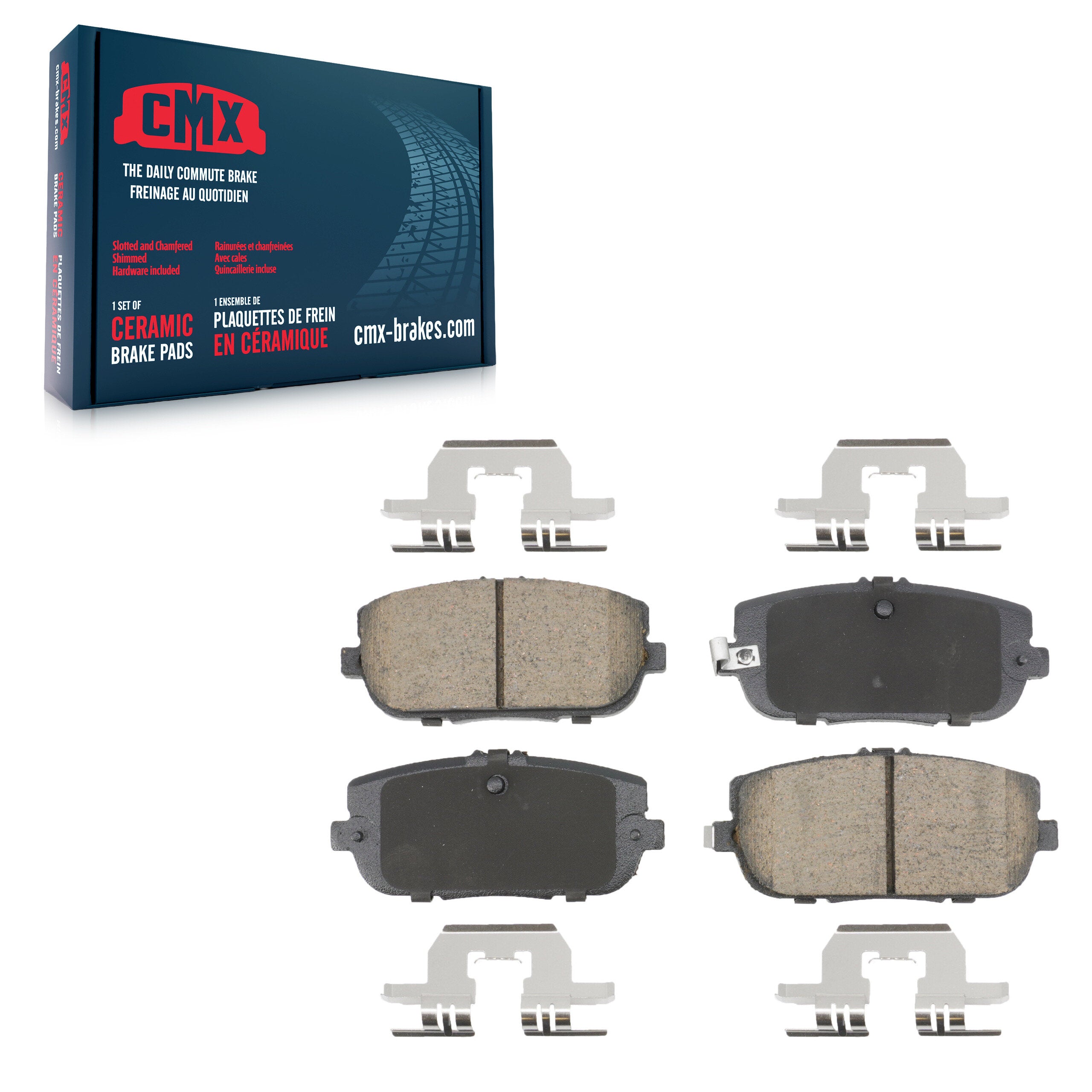 CMX CMX-D1180 Disc Brake Pad for 2006-2020 Fiat 124 Spider, Mazda MX-5 Miata - Rear