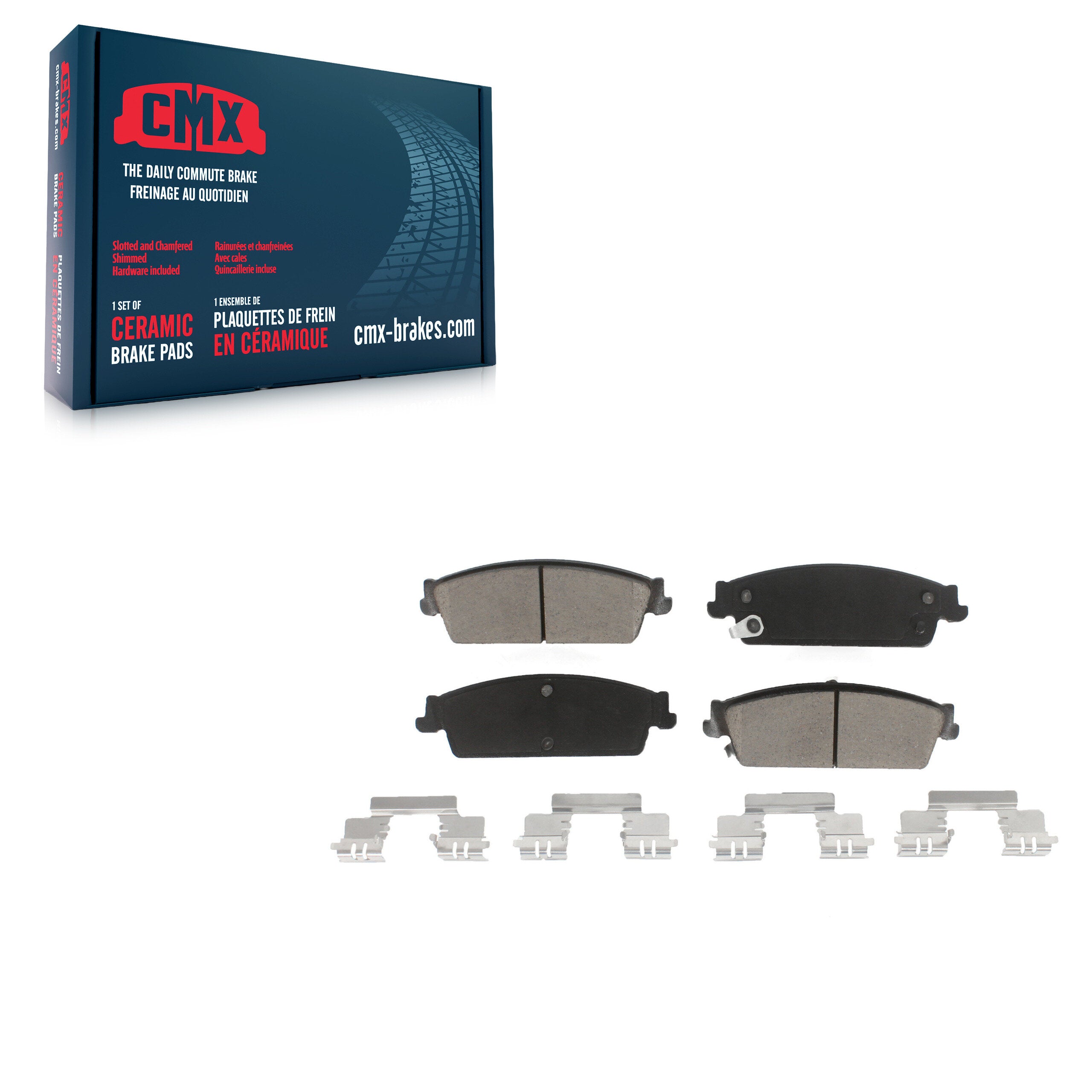 CMX CMX-D1194 Disc Brake Pad for 2007-2014 Cadillac Escalade, Cadillac Escalade ESV, Cadillac Escalade EXT - Rear
