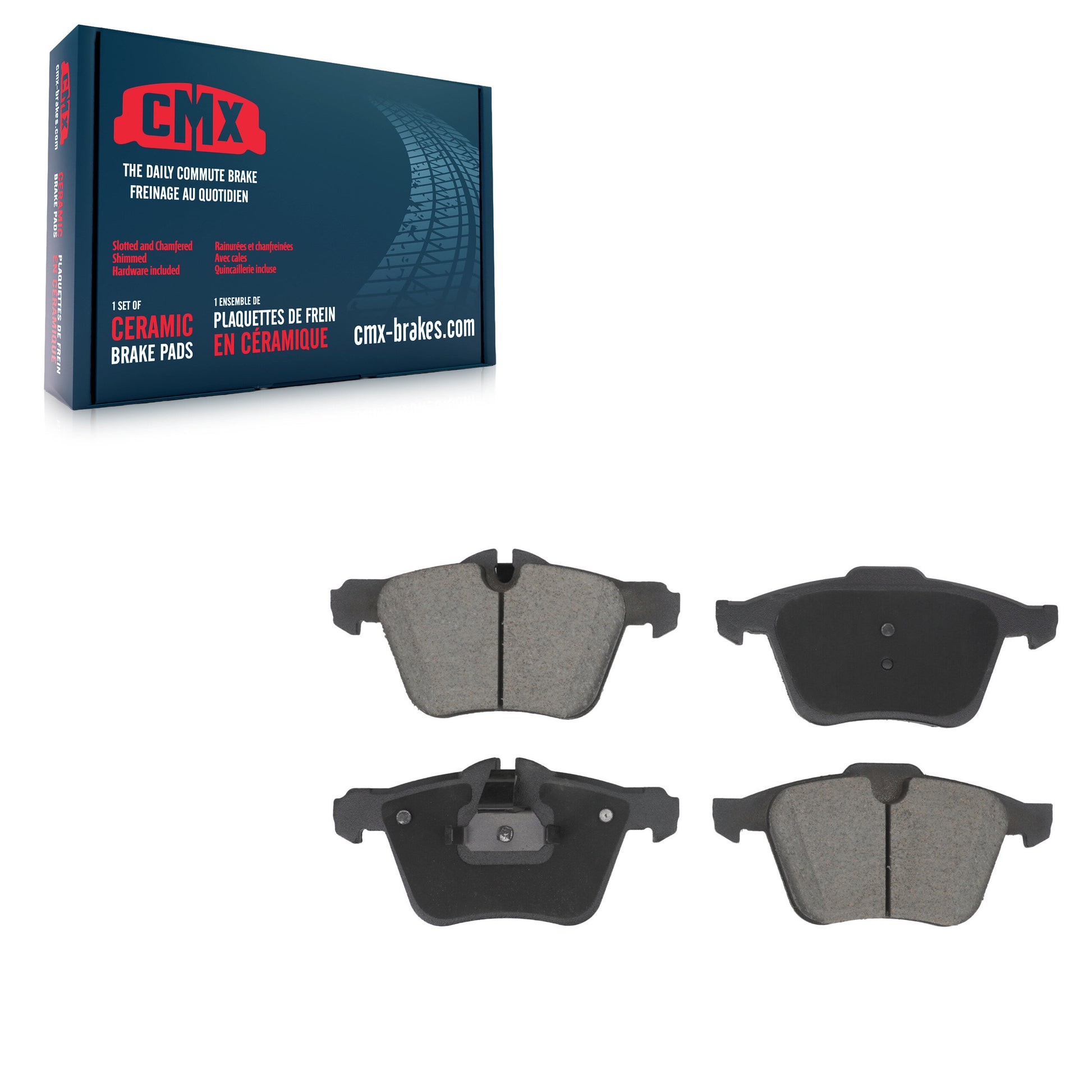 CMX CMX-D1240 Disc Brake Pad for 2006-2021 Jaguar F-Type, Jaguar XJ, Jaguar XF - Front