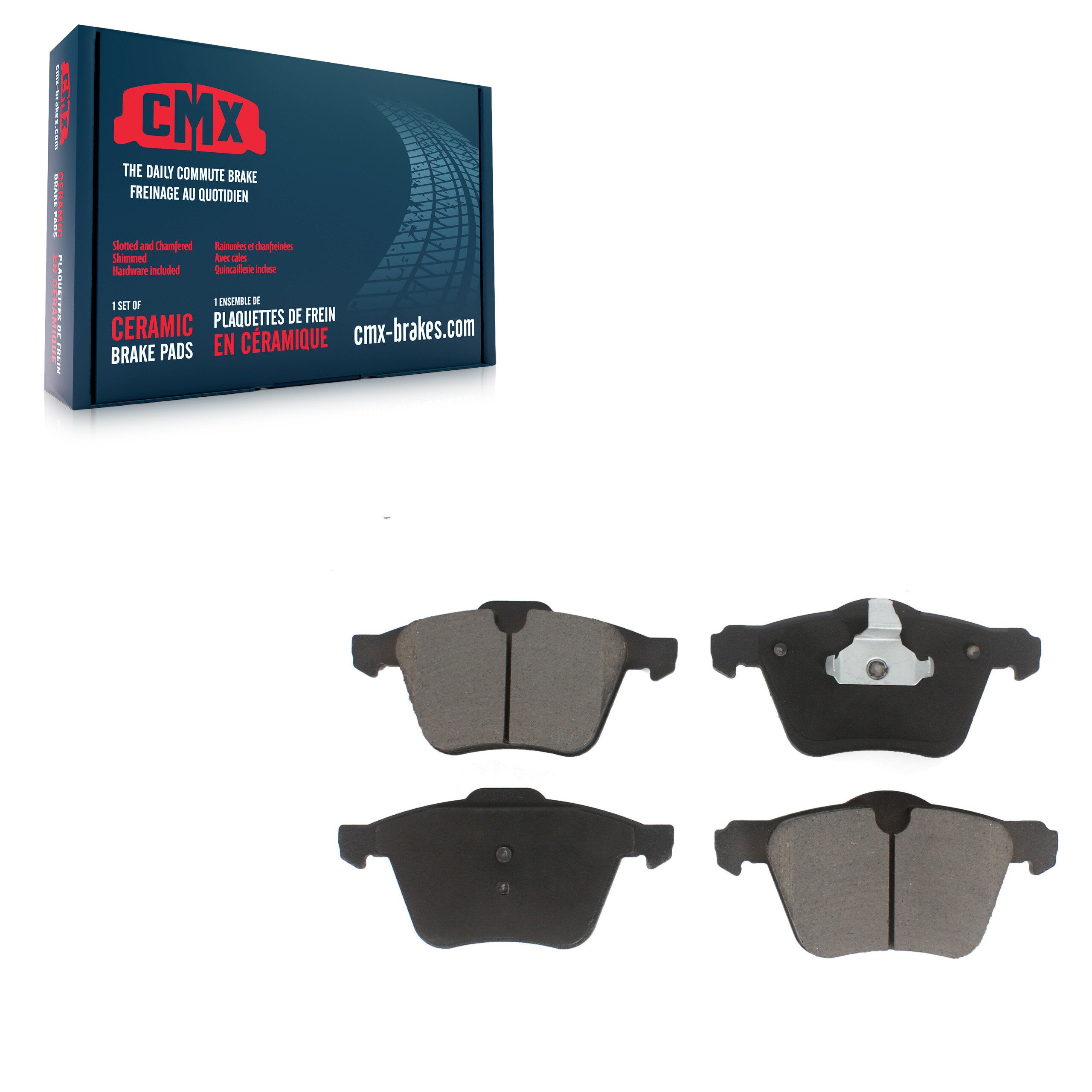 CMX CMX-D1305 Disc Brake Pad for 2007-2018 Volvo S60, Volvo V60, Volvo S60 Cross Country - Front