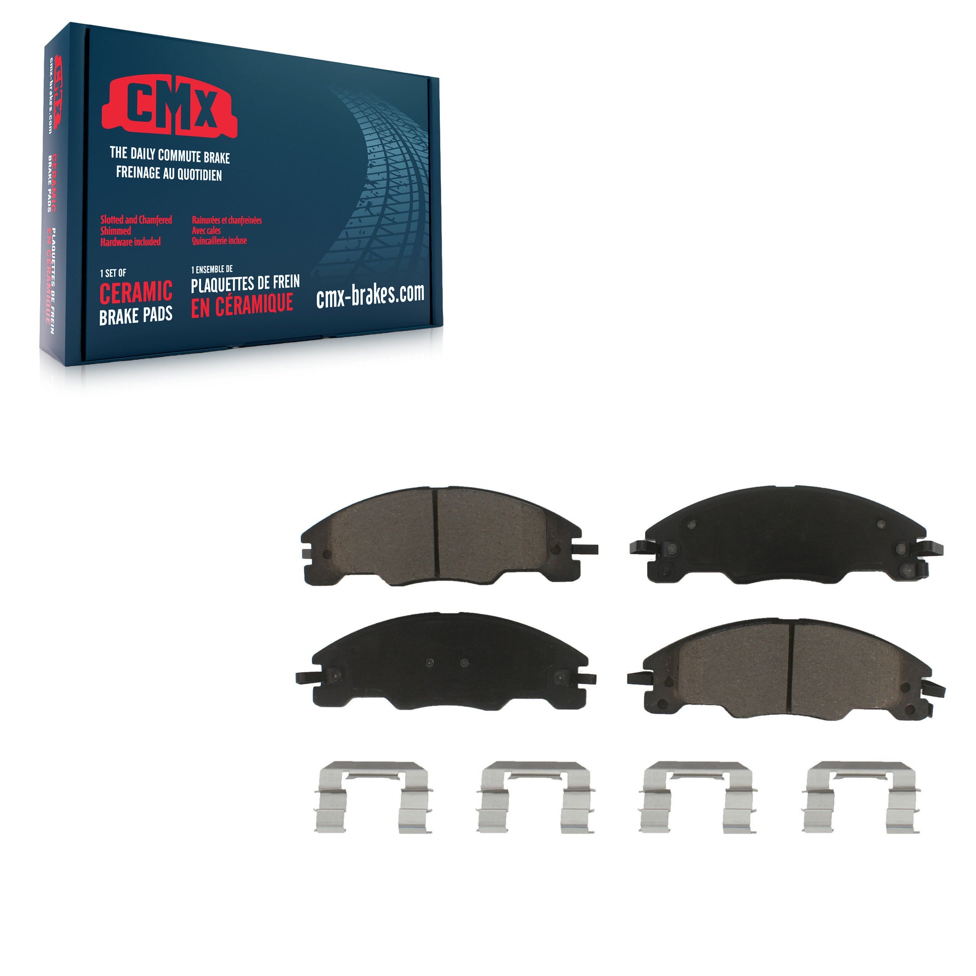 CMX CMX-D1339 Disc Brake Pad for 2008-2011 Ford Focus - Front