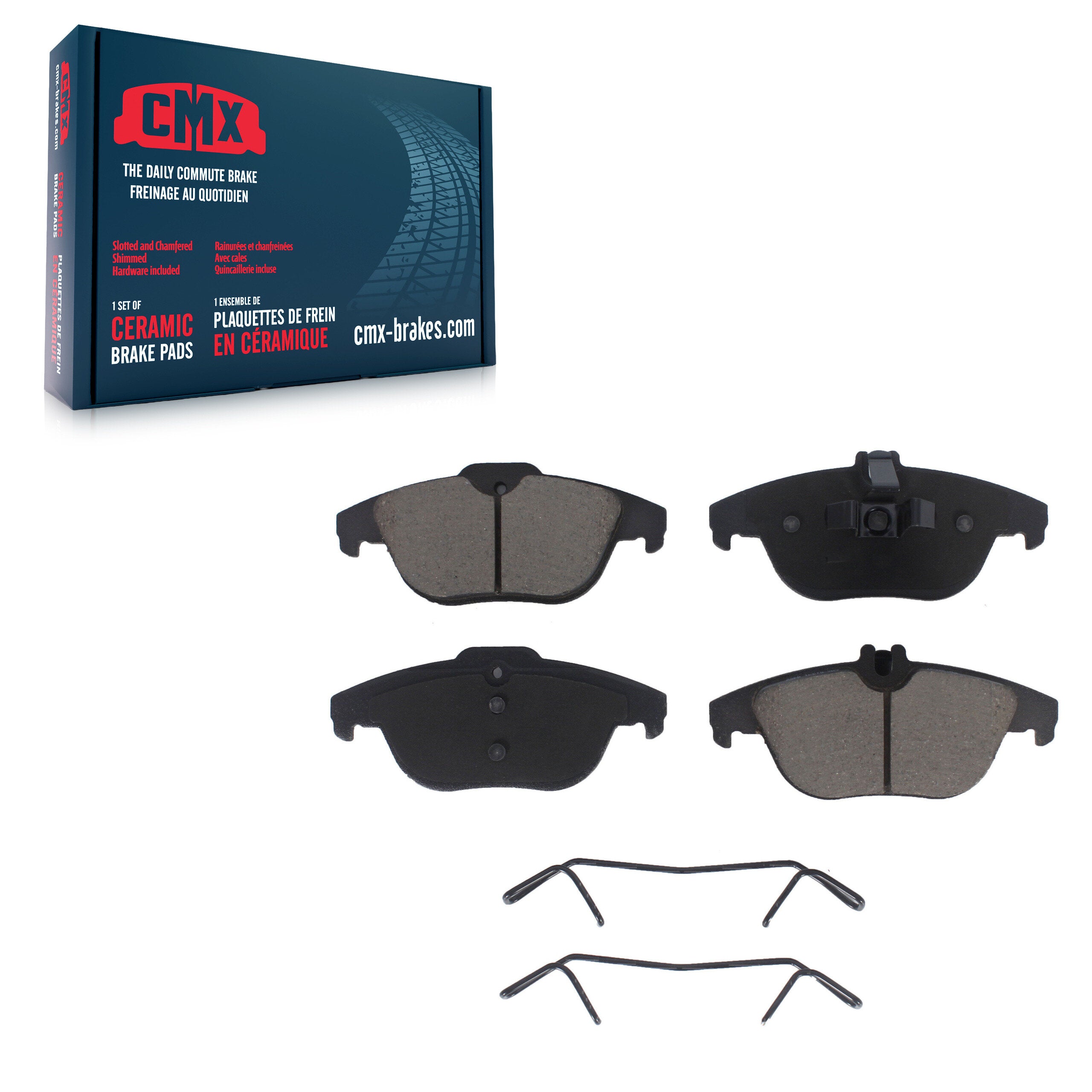 CMX CMX-D1341 Disc Brake Pad for 2008-2017 Mercedes-Benz E400, Mercedes-Benz E550, Mercedes-Benz GLK250 - Rear